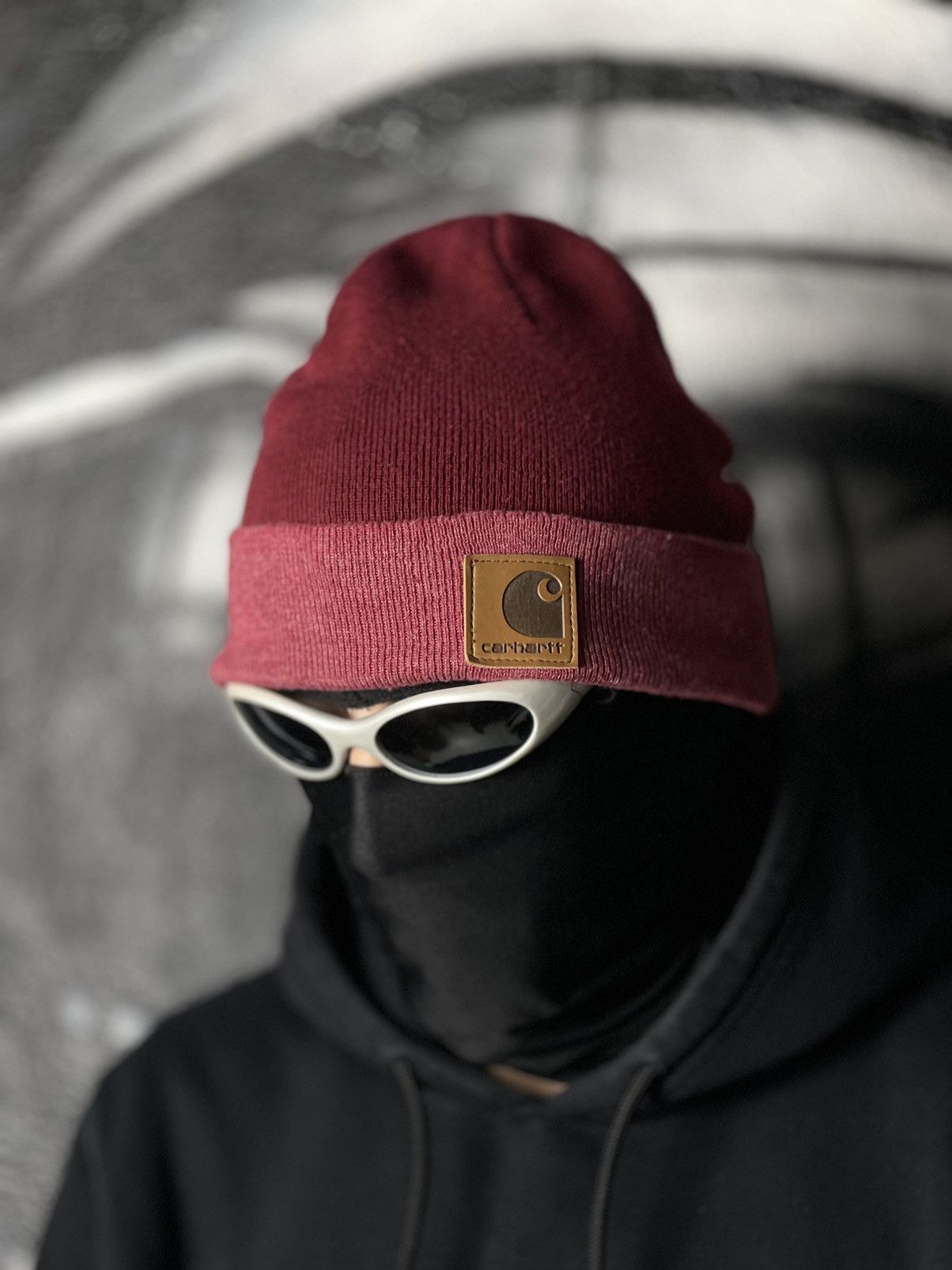 Carhartt Wip Carhartt Y2K Leather Logo Mason Watch Beanie Hat One Size Size ONE SIZE - 1 Thumbnail