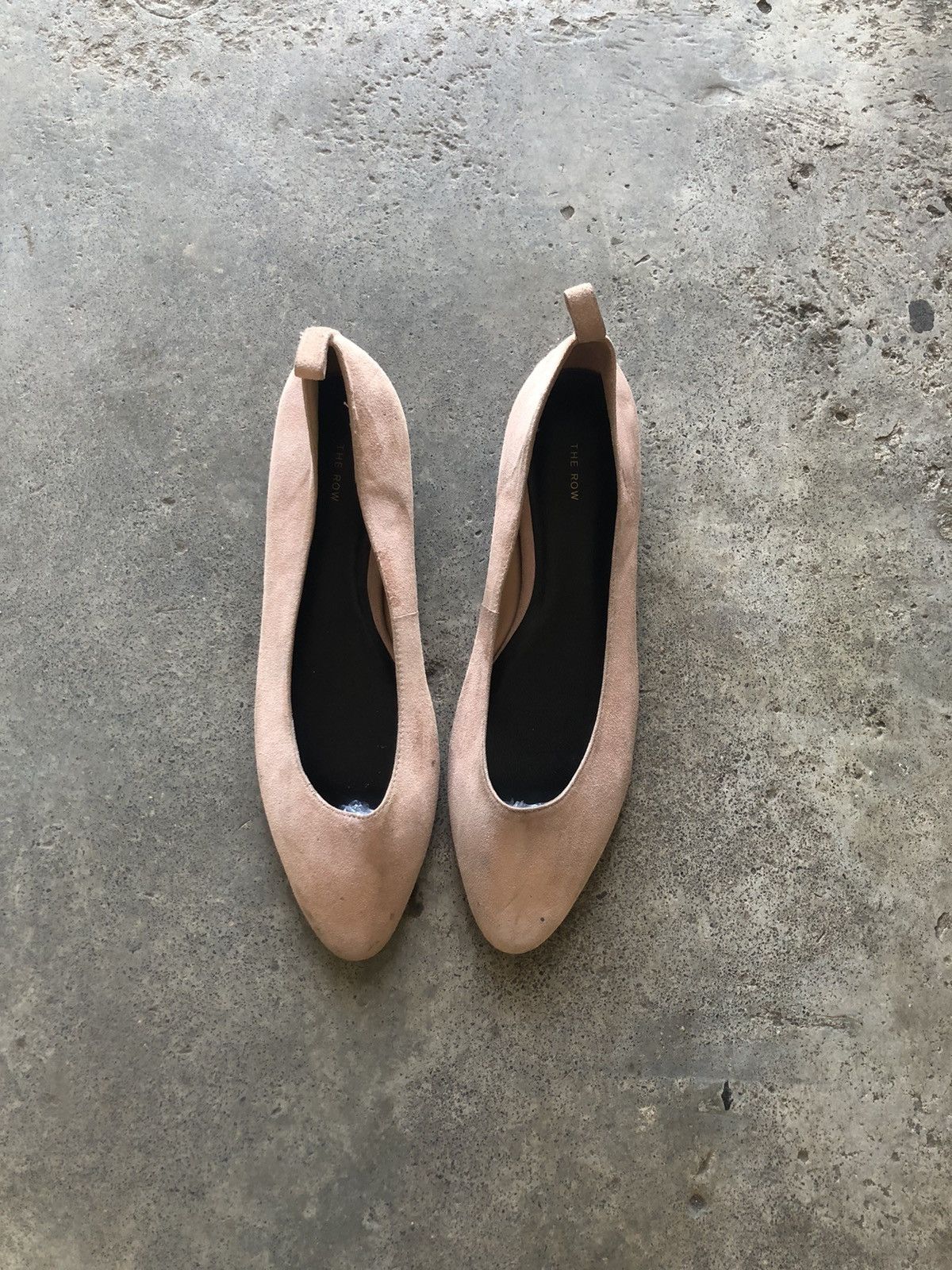 The Row The Row - Lady D Pale Flamingo Suede Ballerina Flat Size US 8 / IT 38 - 2 Thumbnail