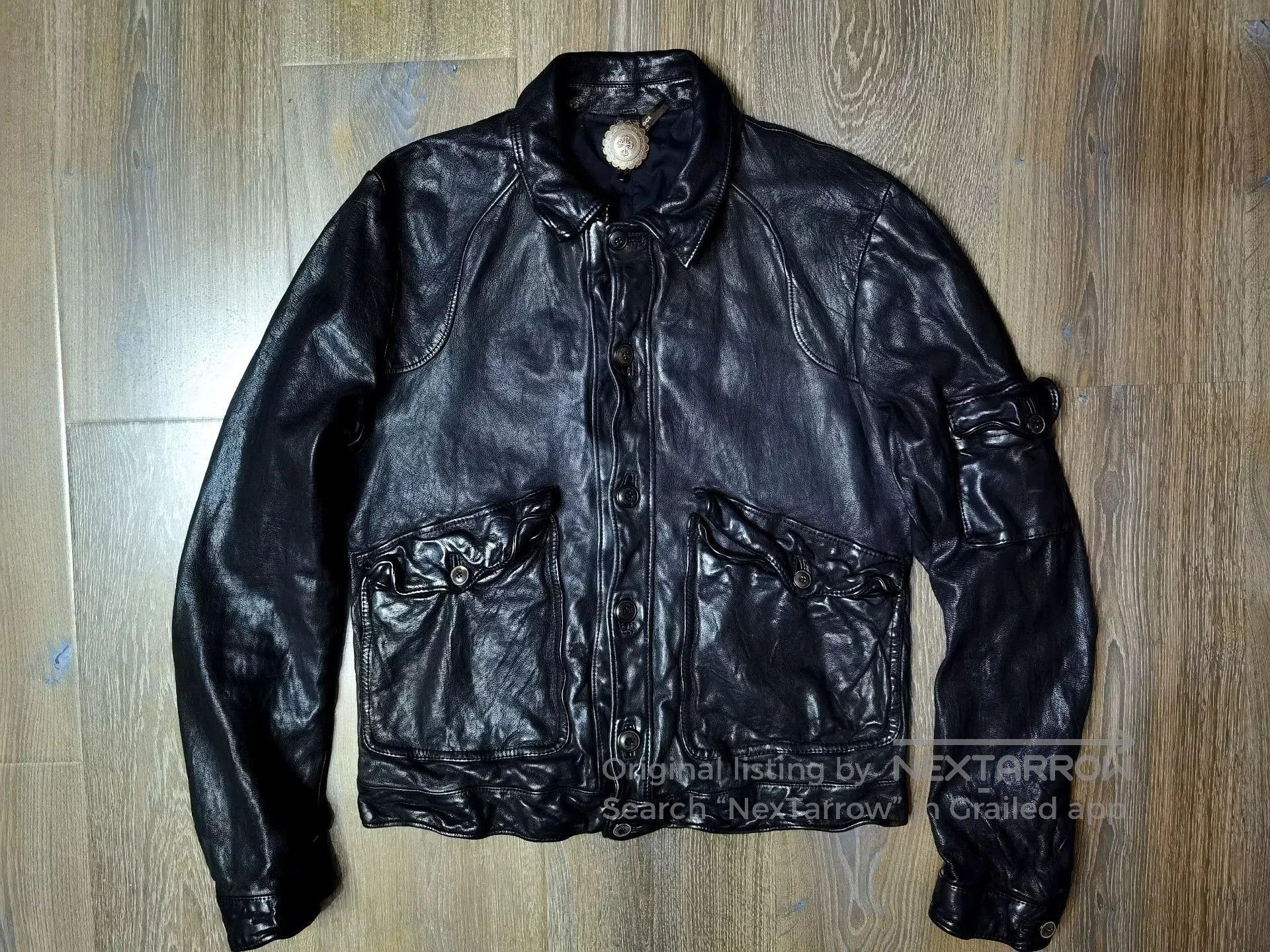 Santacroce Santacroce Buffalo Leather Jacket. Size US M / EU 48-50 / 2 - 2 Thumbnail