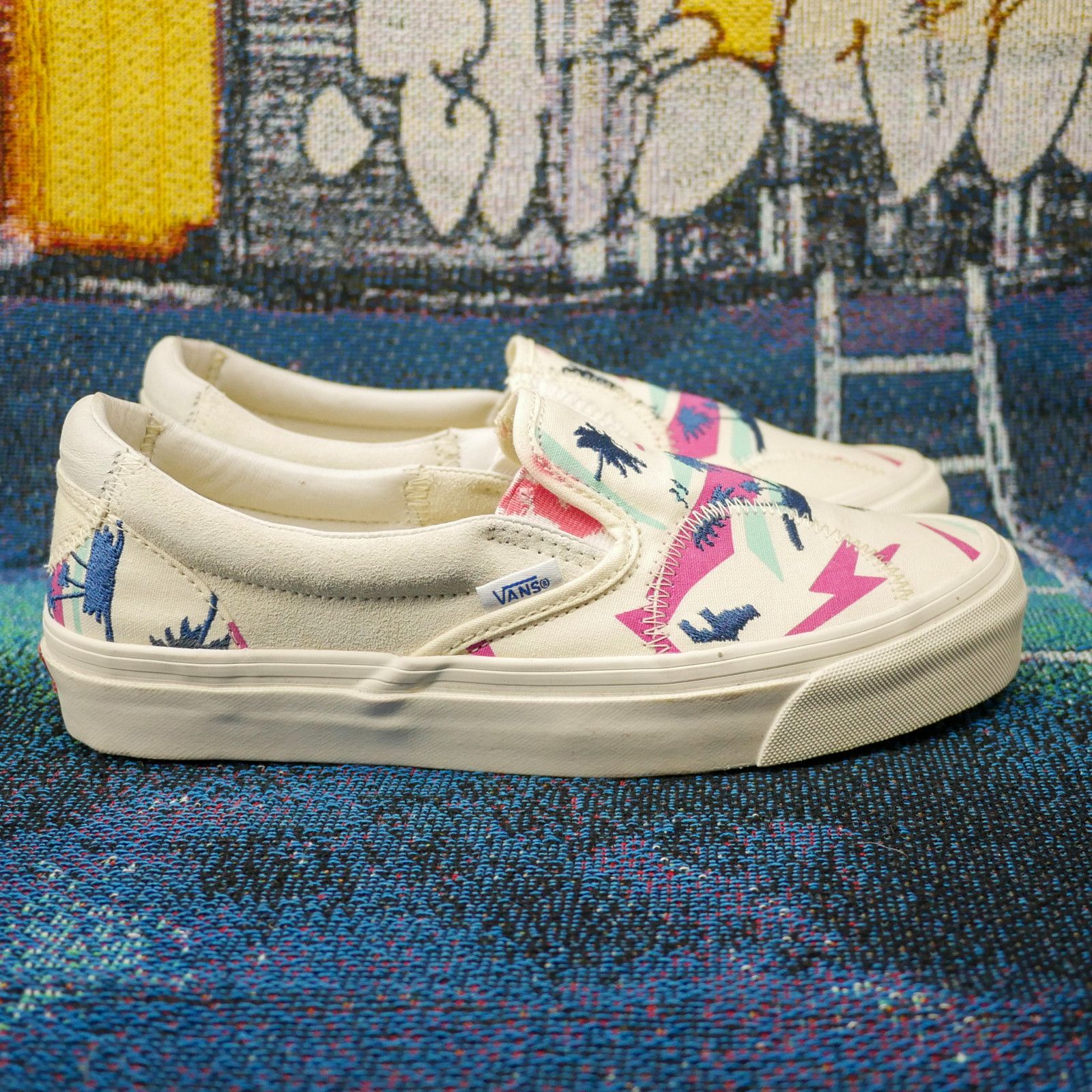 Vans Vans Vault Slip On Bricolage LX Embroidered Palm Trees Size US 7 / EU 40 - 2 Thumbnail