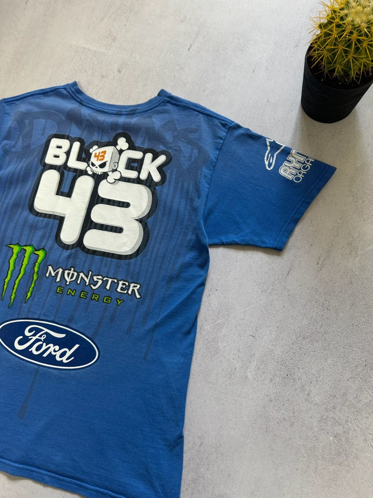 DC × Formula 1 Vintage Monster Energy DC Ford Alpine Stars #43 T Shirt 90s Size US M / EU 48-50 / 2 - 12 Thumbnail