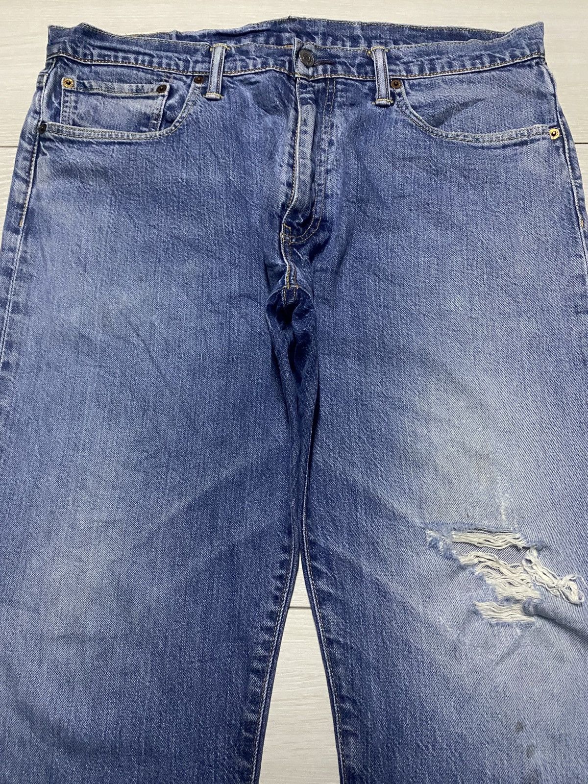 Levi's Vintage Levis 502 Y2K blue Wash Tappered Leg Jeans Size US 36 / EU 52 - 3 Thumbnail