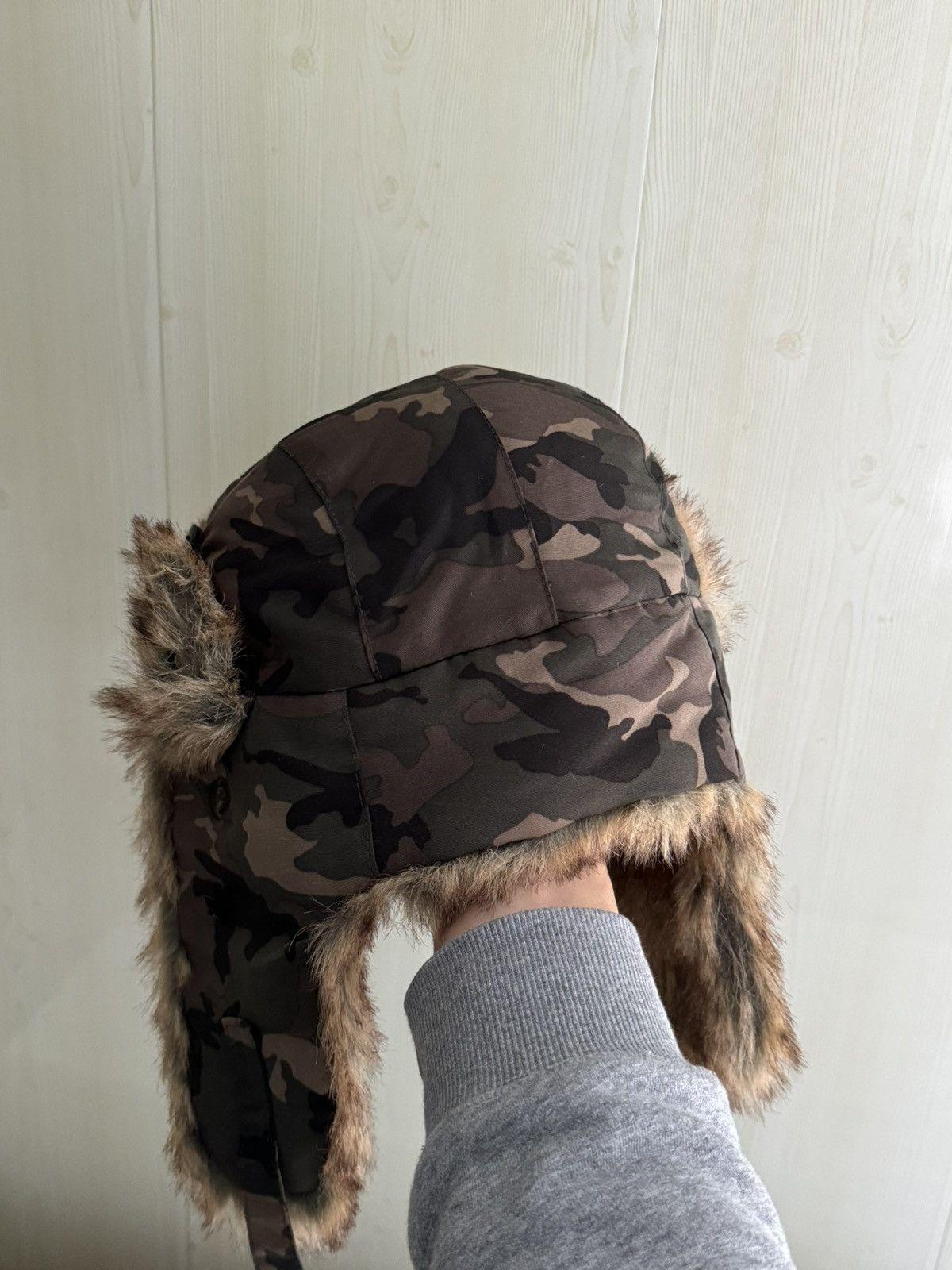 Japanese Brand × Vintage Vintage Y2K fuzzy fur ushanka hat punk Japanese mohair Size ONE SIZE - 6 Thumbnail
