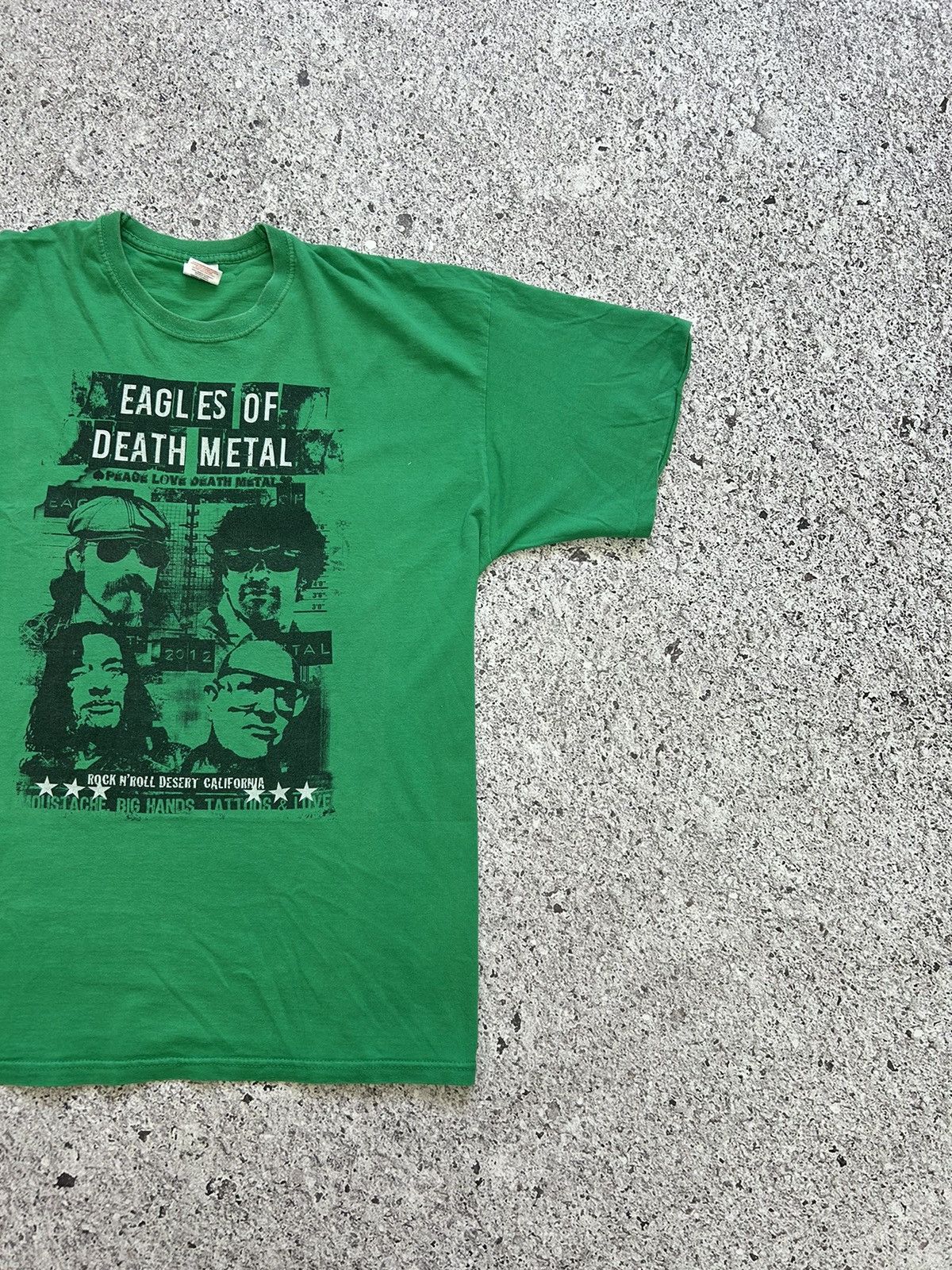 Band Tees × Vintage Vintage Eagles Of Death Metal Tour 2012 Rock Band T-Shirt Size US XL / EU 56 / 4 - 5 Thumbnail