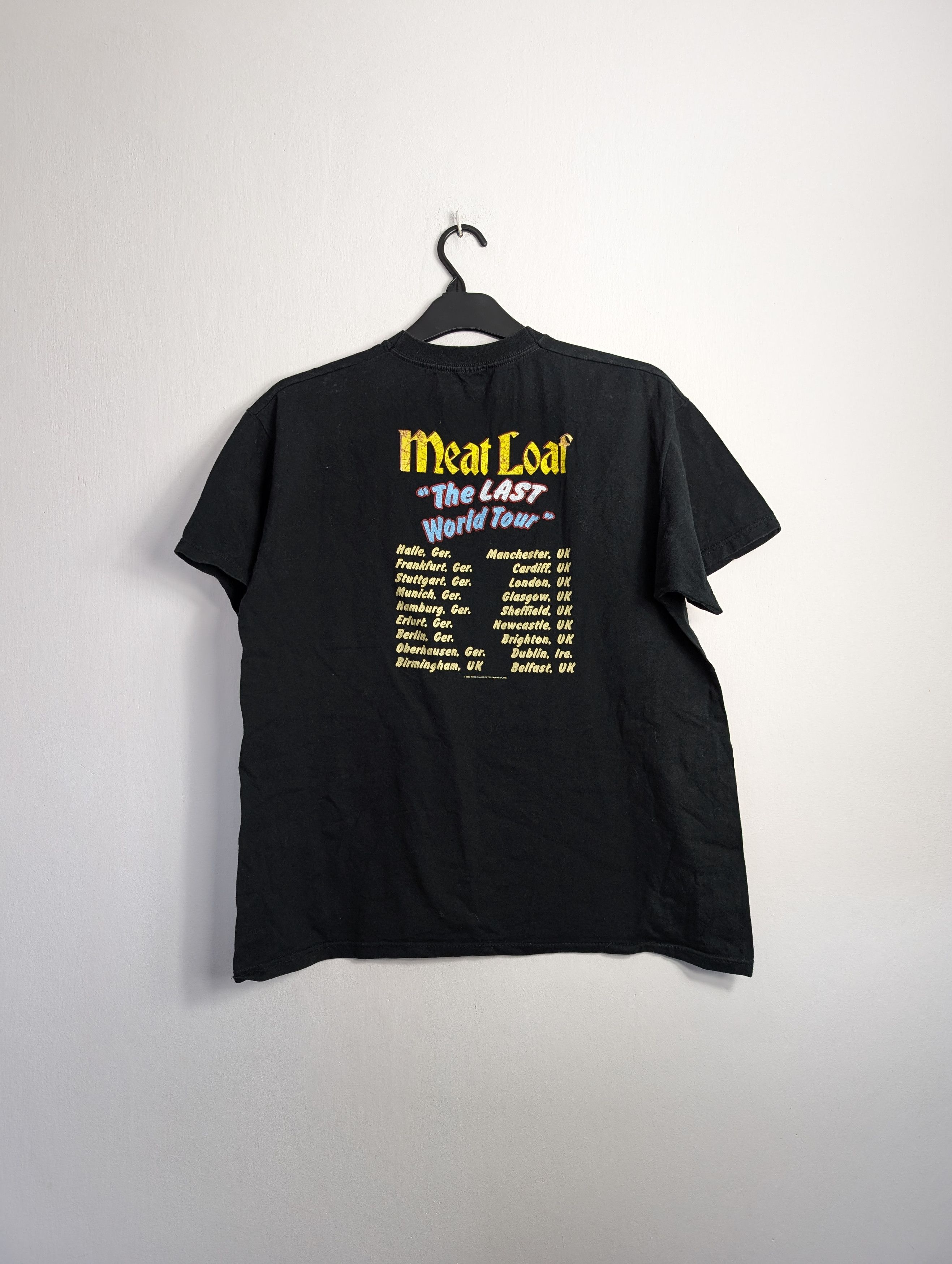 Band Tees × Vintage Vintage Meat Loaf 2003 Tour T-Shirt Rock Band Tee Y2K Size US XL / EU 56 / 4 - 3 Thumbnail
