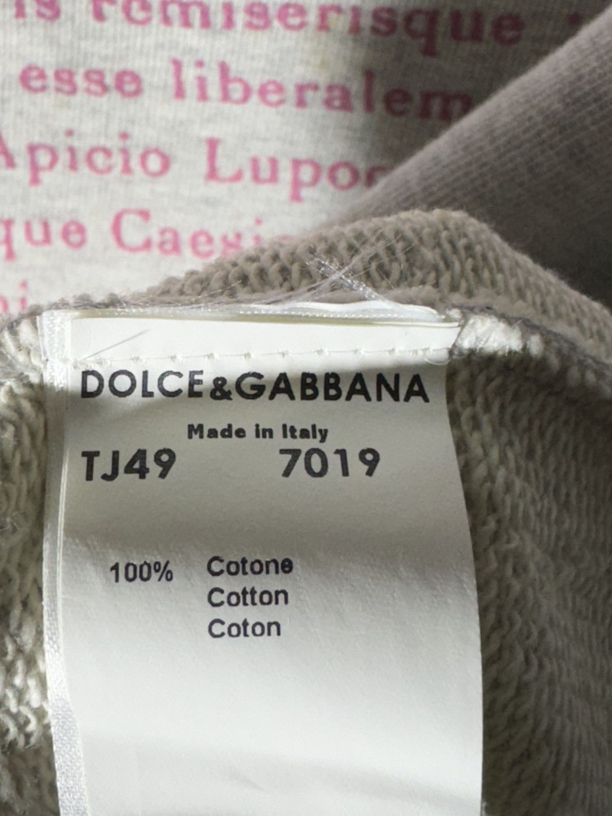 Dolce & Gabbana Dolce&Gabbana “Sex&Love” Runway Print Pin Cropped Sweatshirt Size M / US 6-8 / IT 42-44 - 5 Thumbnail