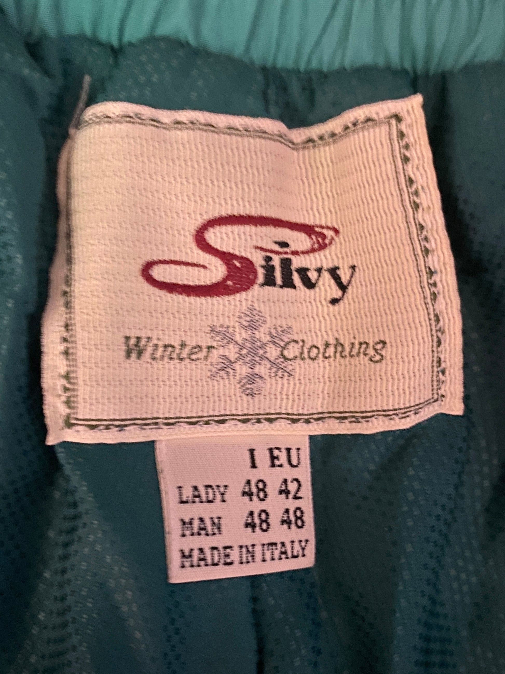 Vintage 90s Silvy Vintage Men's Snow Ski Pants - M Size US 34 / EU 50 - 5 Thumbnail