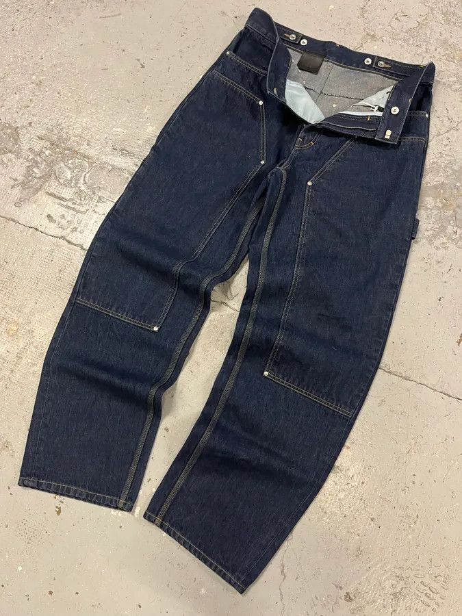 Givenchy SS2024 Givenchy 4G Cargo Denim Brut Carpenter Jeans Size US 32 / EU 48 - 6 Thumbnail