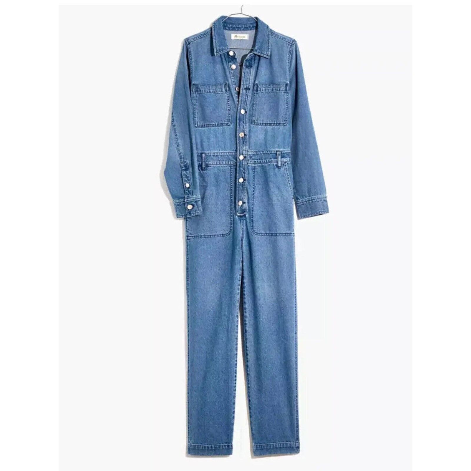 Madewell New W/Tags Madewell Denim Relaxed Coverall Jumpsuit Jean XXL Size 40" / US 18 - 6 Thumbnail