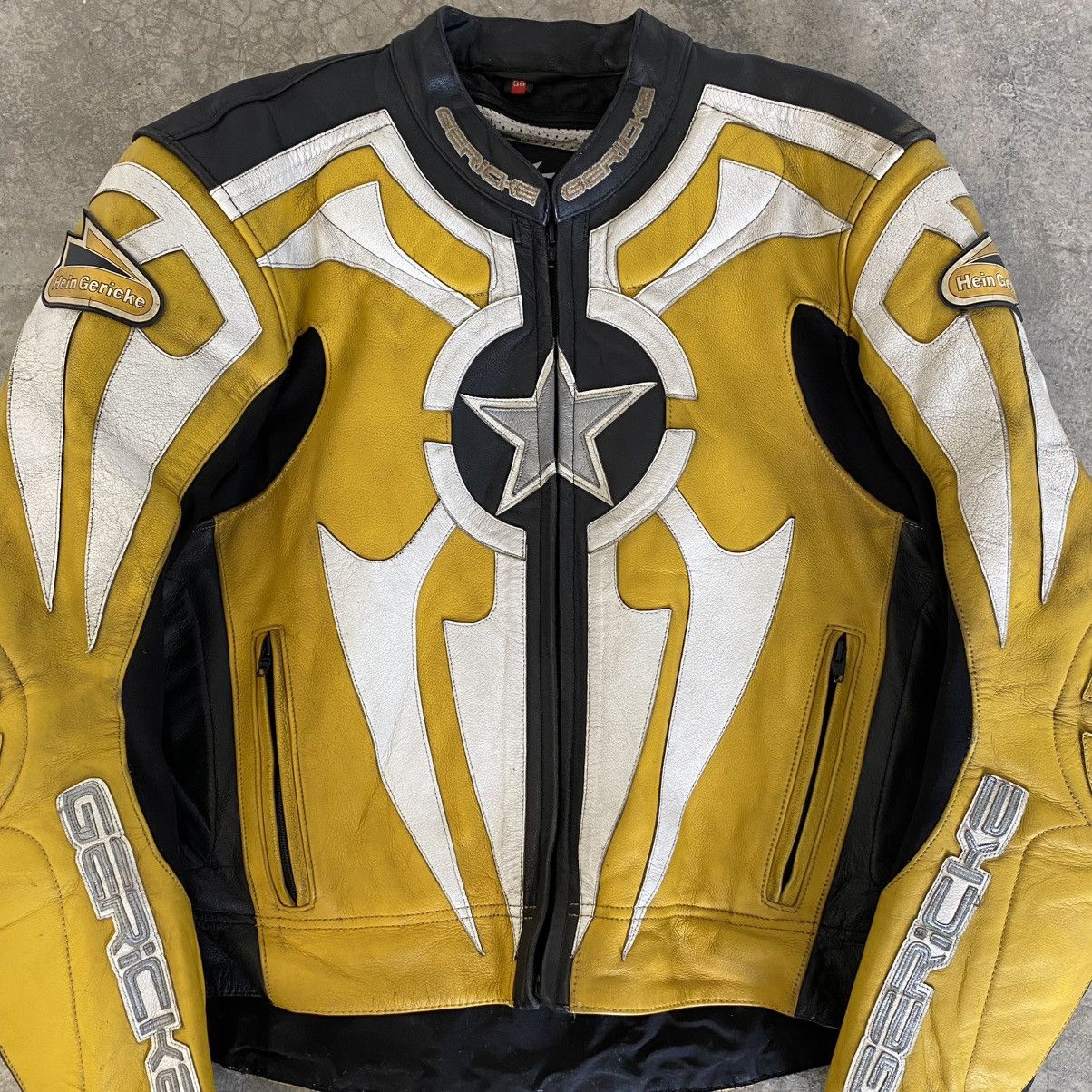 Hein Gericke Vintage Hein Gericke Boxy Dirty Moto Leather Jacket Size US M / EU 48-50 / 2 - 5 Thumbnail