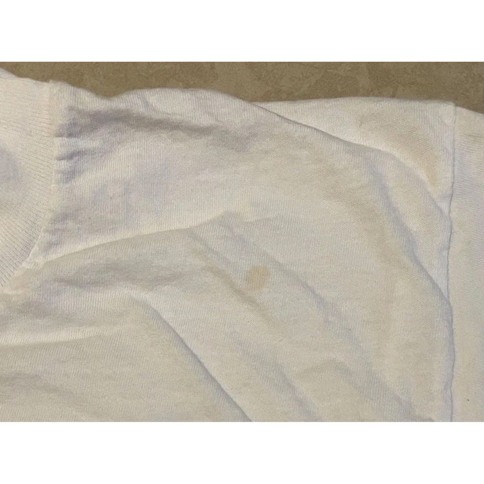 Vintage VINTAGE Abstract Fish Faded Shirt M White 80s 90s Beach Surf Hawaii Nature Grunge OP Single Stitch T-Shirt Mens Adjustable Measurements Size US M / EU 48-50 / 2 - 4 Thumbnail
