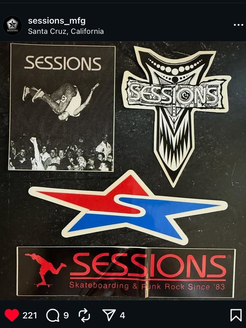 Sessions Vintage 90s Sessions MFG Grigley , Birdhouse Flip Powell Size US L / EU 52-54 / 3 - 7 Thumbnail