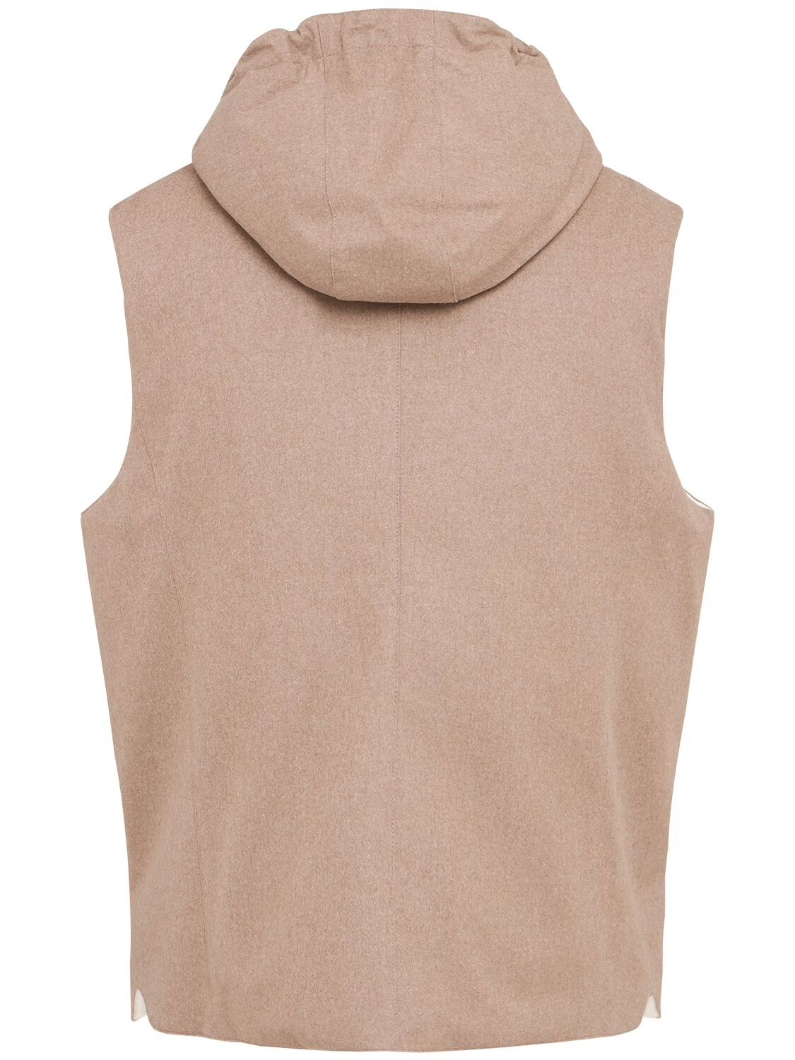 Brunello Cucinelli BRUNELLO CUCINELLI Beige Wool Vest New & Authentic Size US XXS / EU 40 - 2 Thumbnail