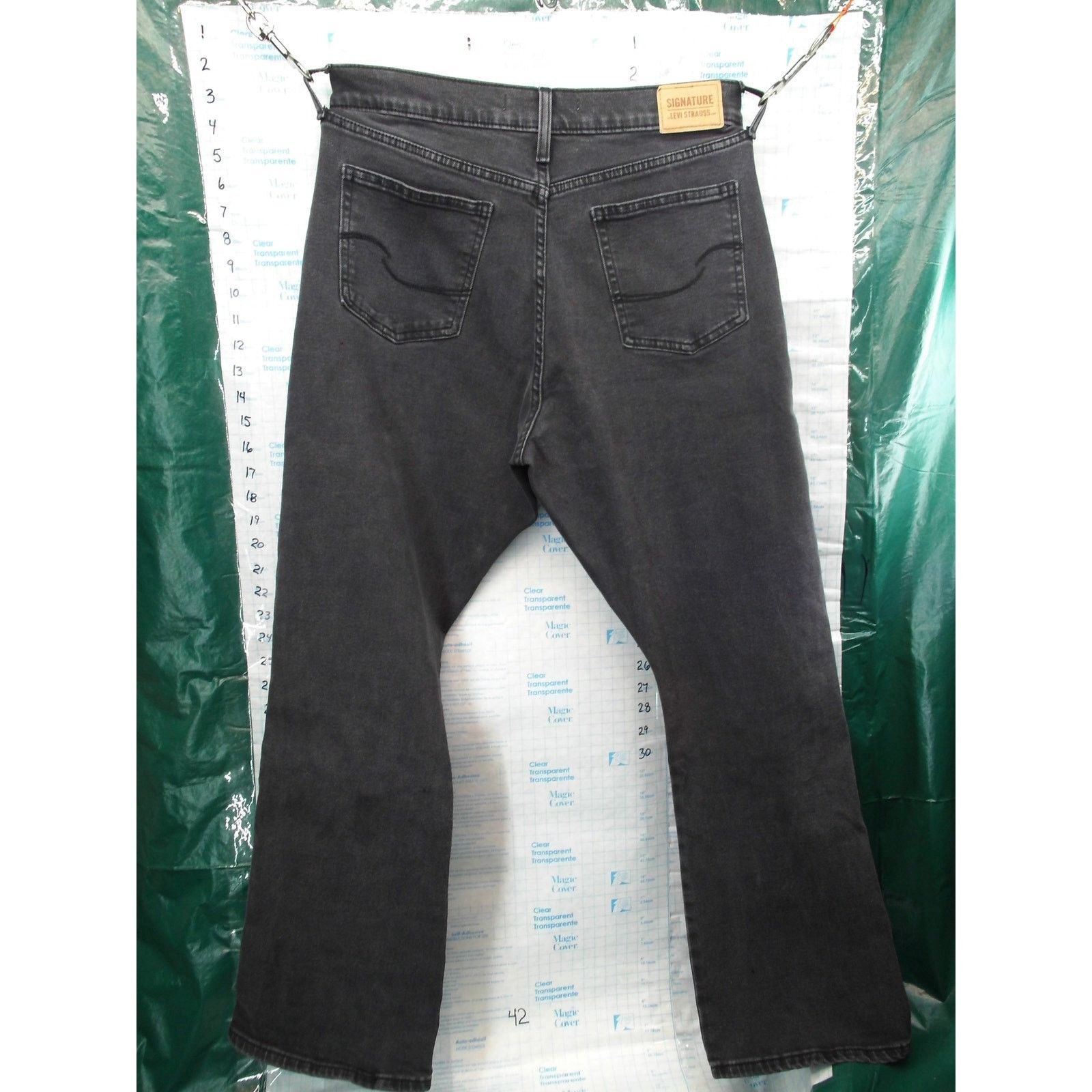Levi's Signature Levi's Size 12 High Rise Kick Boot Black Denim Size 34" / US 12 / IT 48 - 6 Thumbnail
