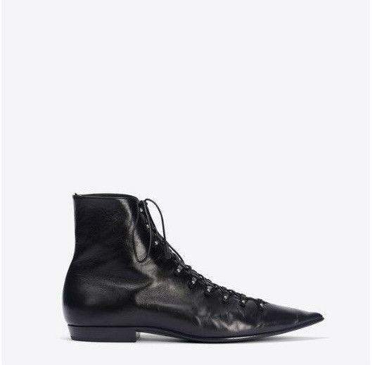 Saint Laurent Paris Saint Laurent laced boots Size US 8 / EU 41 - 1 Preview