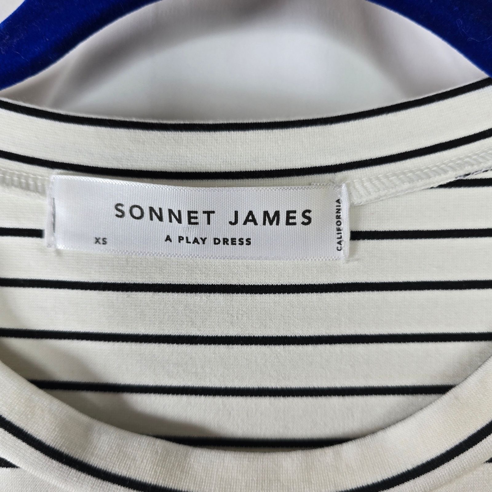Other Sonnet James A Play Dress Black and White Stripe Dress XS Size XS / US 0-2 / IT 36-38 - 3 Thumbnail