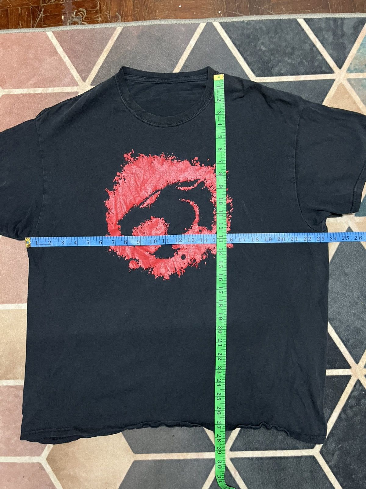 Cartoon Network 💥Vintage sunfaded Thunder Cats Logo Tee Size US XL / EU 56 / 4 - 6 Thumbnail