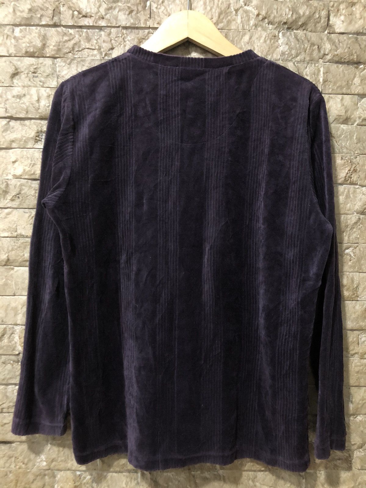 Japanese Brand Y2K PBI Velvet Double Layer Longsleeve Size US M / EU 48-50 / 2 - 2 Thumbnail