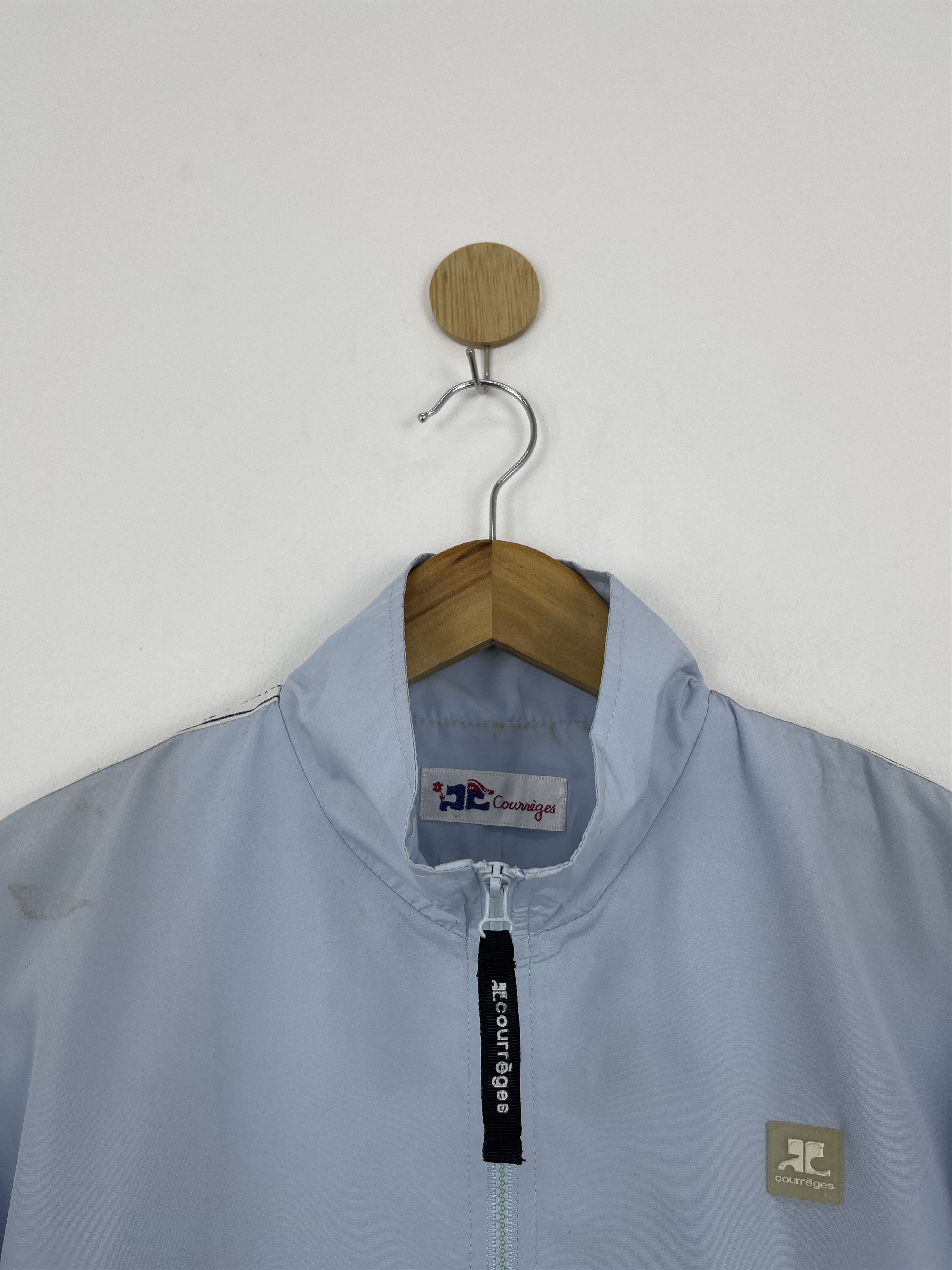 Andre Courreges Vintage Courreges Paris Light Blue Jacket JA0023 Size US S / EU 44-46 / 1 - 7 Thumbnail