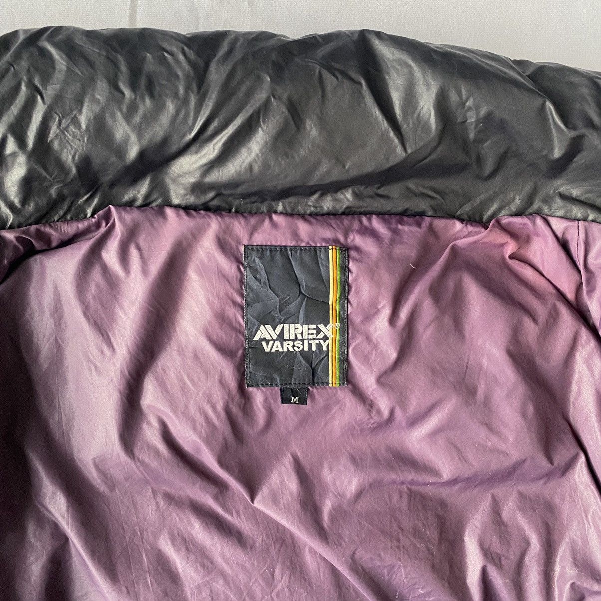 Avirex × Vintage Full Black Avirex Varsity Goose Filling Puffer Down Jacket Size US M / EU 48-50 / 2 - 8 Thumbnail