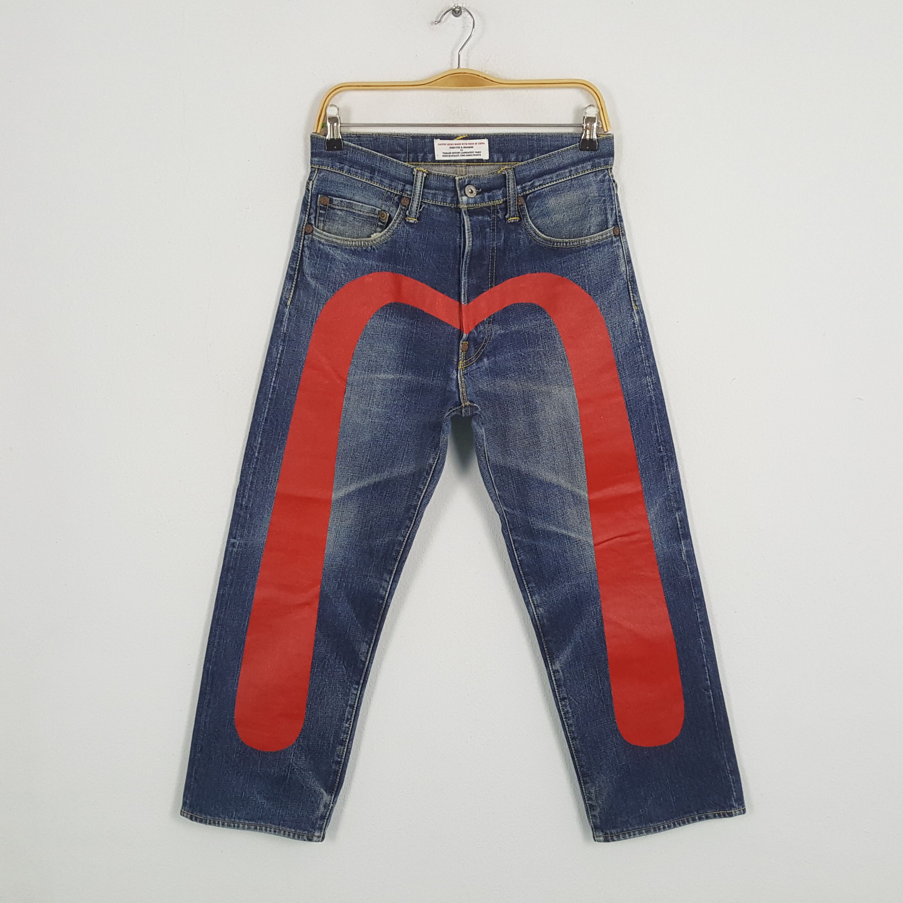 Evisu × Japanese Brand × Vintage Vintage EVISU Japanese Brand Daicock Custom Style Jeans Size US 28 / EU 44 - 1 Thumbnail