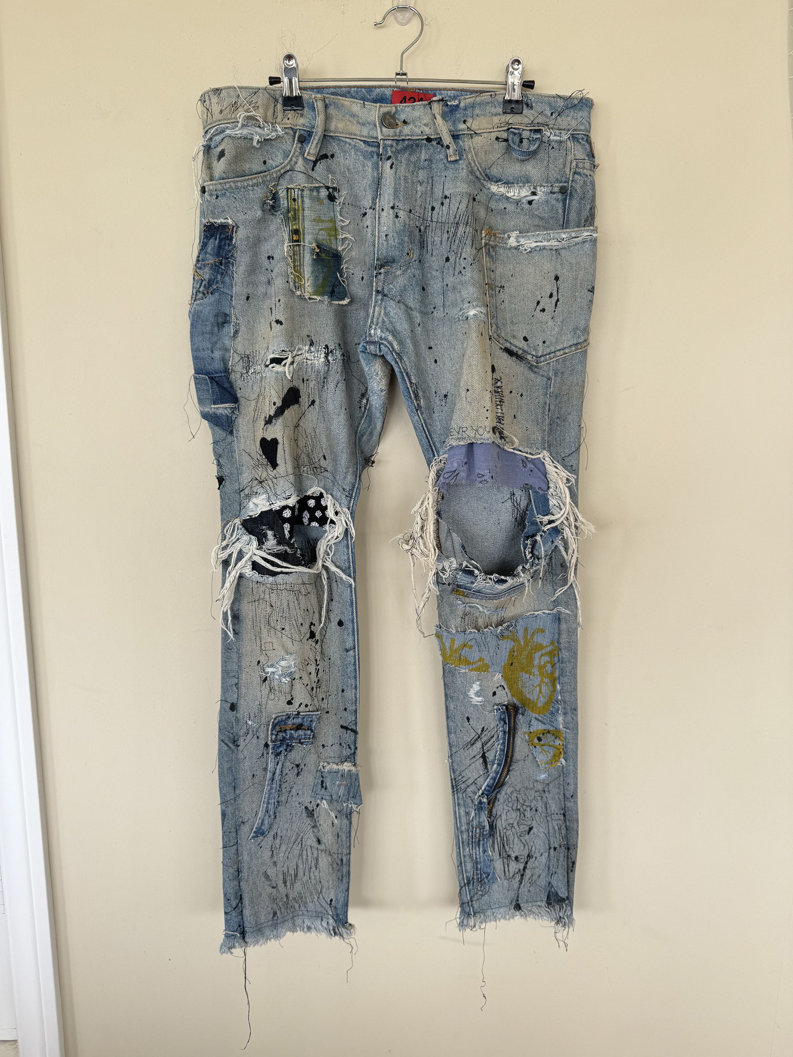 424 Ant Label x 424 Denim Size US 32 / EU 48 - 1 Thumbnail