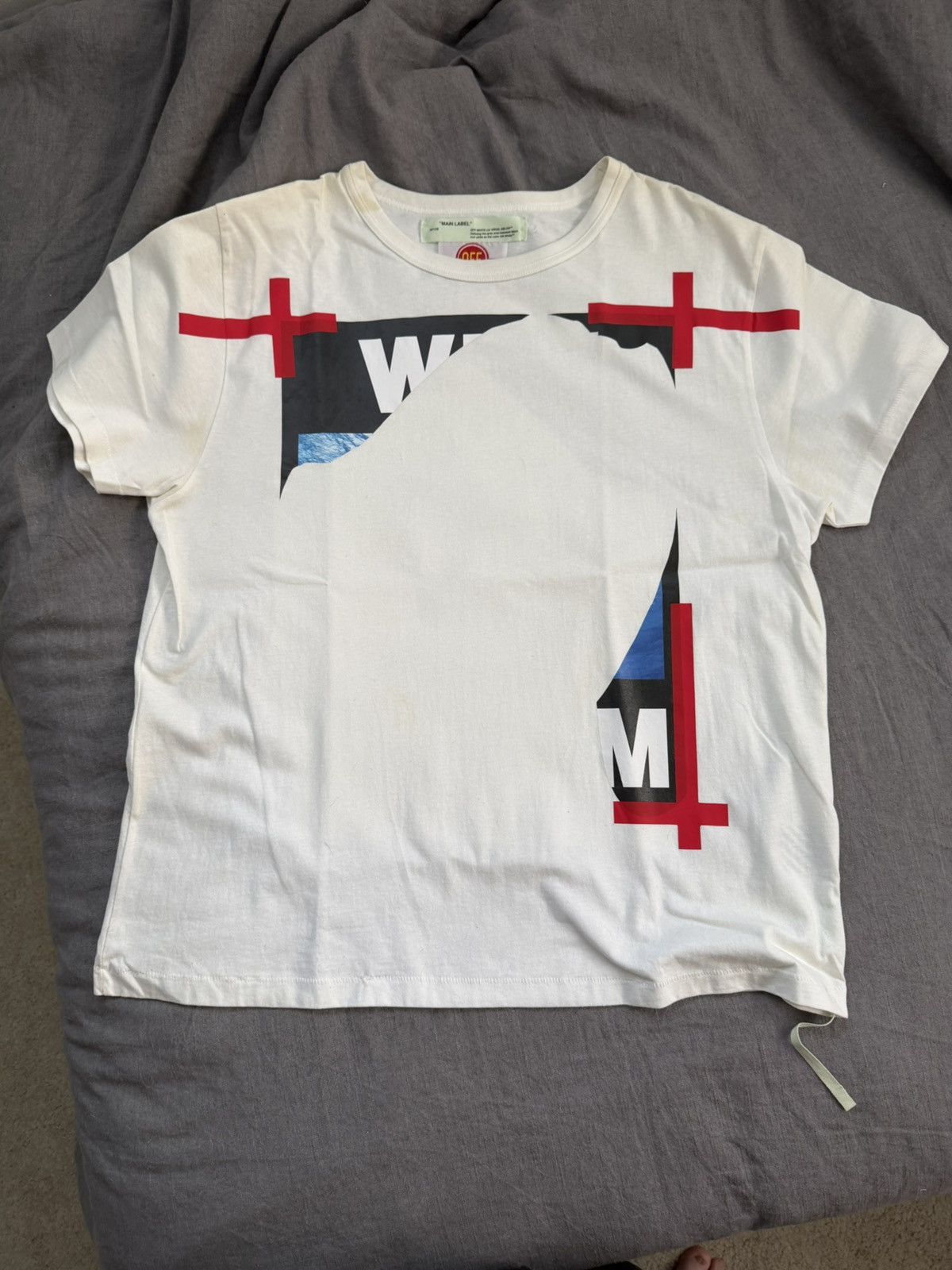 Off-White Wet Dream Tee Off-White Virgil Abloh x Cali Thornhill Dewitt Size US XL / EU 56 / 4 - 12 Thumbnail