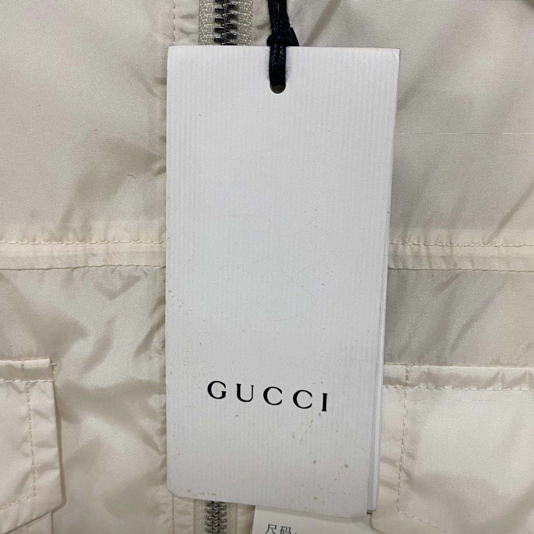 Gucci GUCCI cream kitten embroidery cotton puffer coat women's Size S / US 4 / IT 40 - 6 Thumbnail