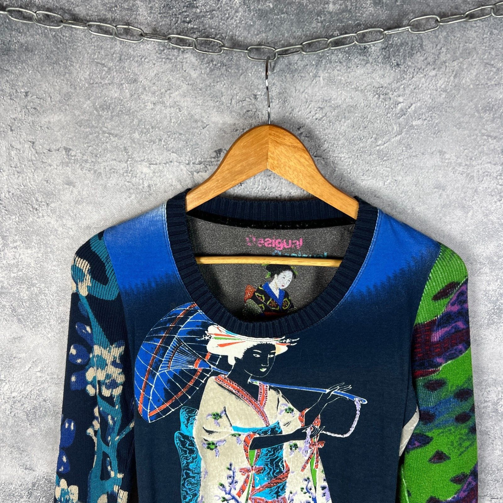 Desigual Desigual Sweater Women's Size S Multicolor Long Sleeve ` Size S / US 4 / IT 40 - 2 Thumbnail