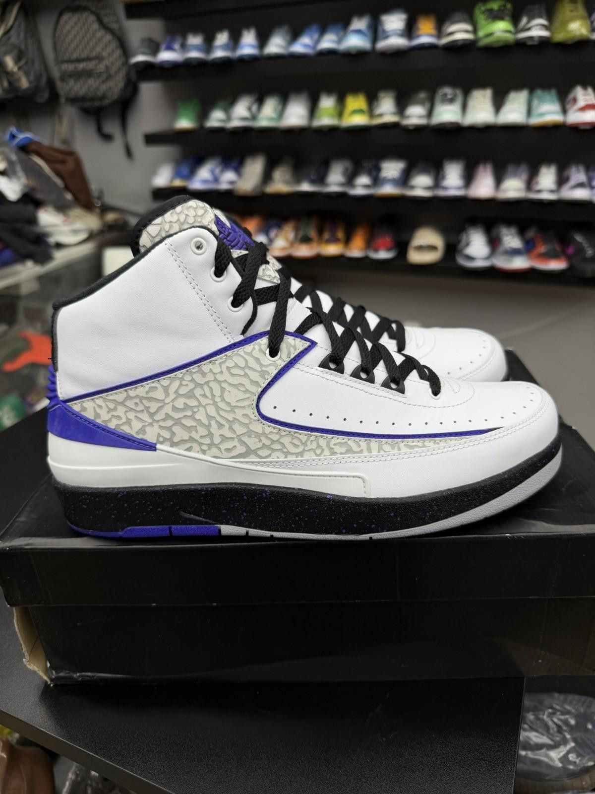 Jordan Brand Jordan 2 Retro Dark Concord (385475-153) Authentic Brand New Size US 10 / EU 43 - 1 Thumbnail