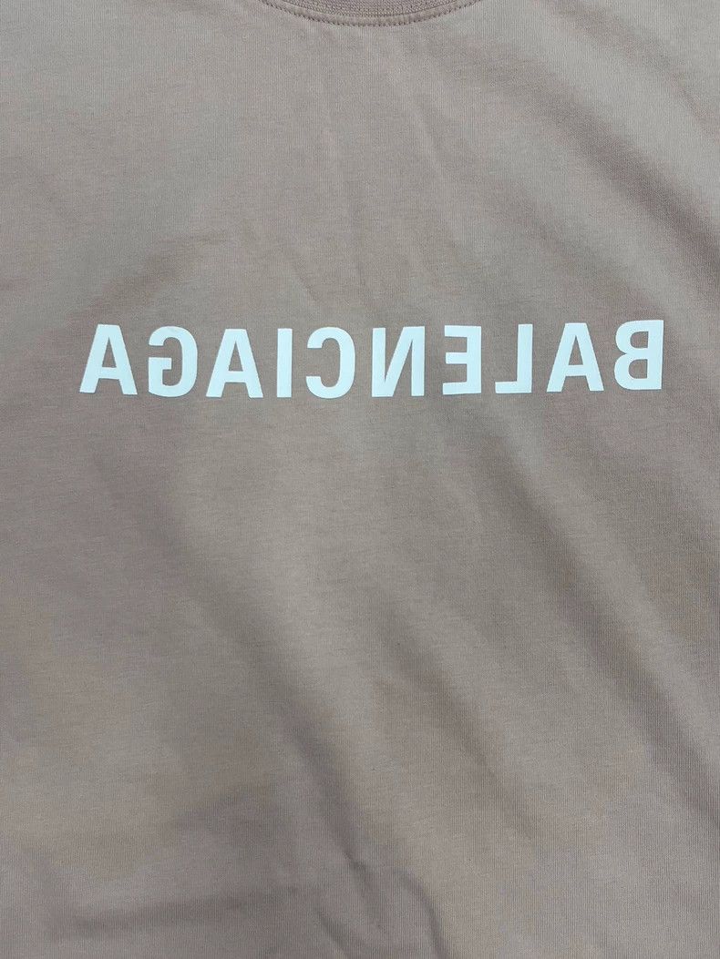 Balenciaga Balenciaga Monogrammed Crew Neck Pullover Short Sleeve Dro Size M / US 6-8 / IT 42-44 - 3 Thumbnail