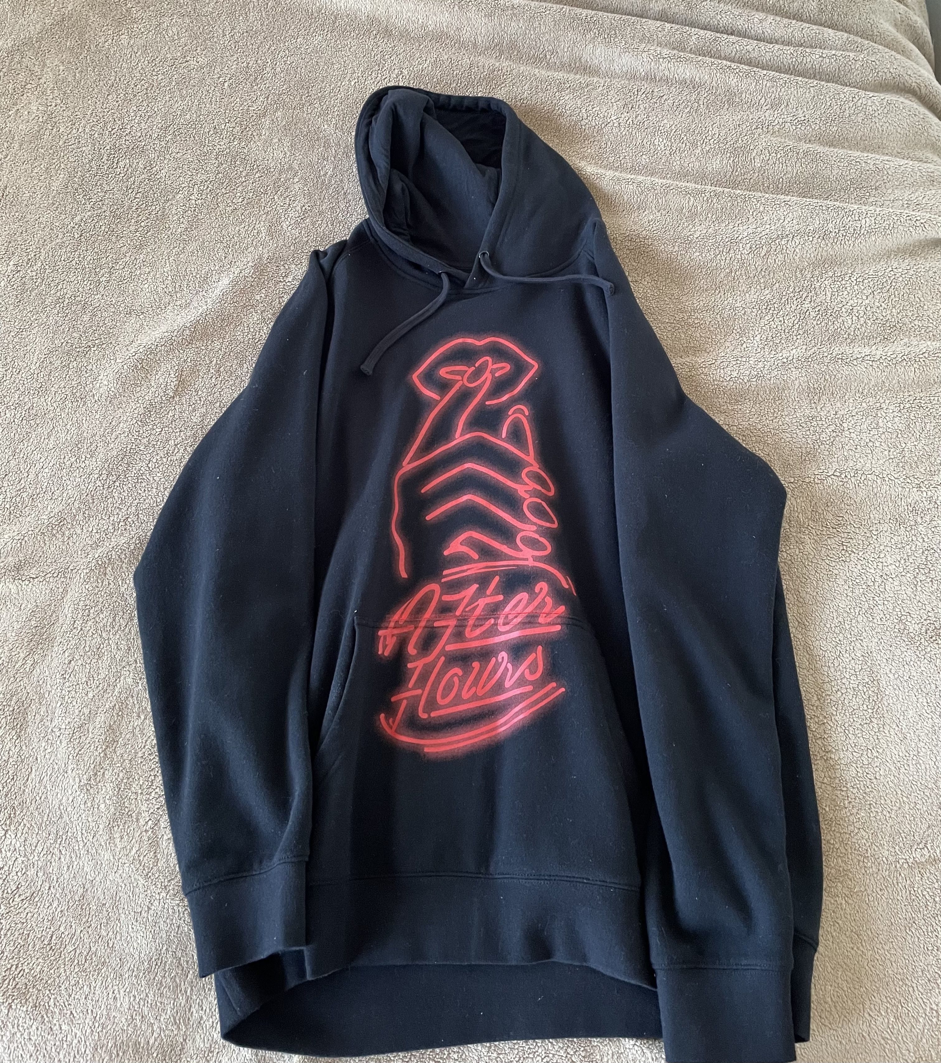 T-shirt The Weeknd XO After Hours, Taille L Homme, Noir, Graphique Lune, édition Limitée 2023