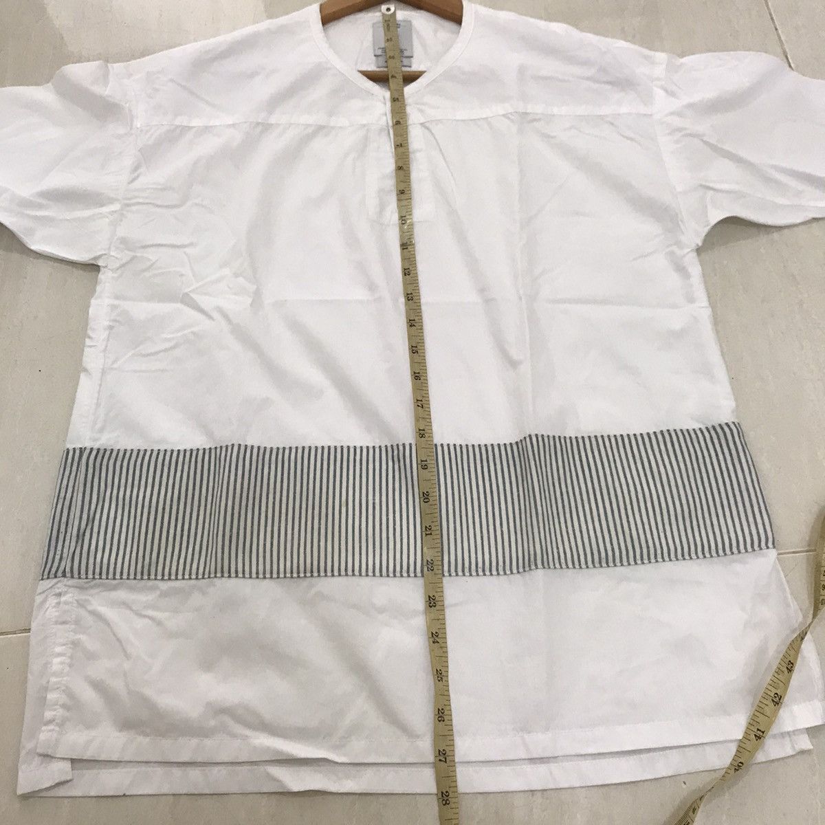 Visvim Visvim Collarless Stripe Trimmed Cotton Size US M / EU 48-50 / 2 - 15 Thumbnail