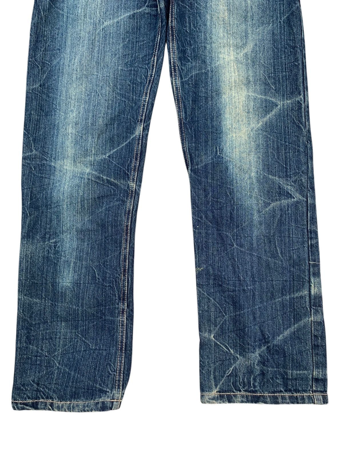 Le Grande Bleu (L.G.B.) DOUBLE WAIST UNBRAND PUNK STYLE RUSTY DISTRESSSED DENIM Size US 29 - 9 Thumbnail