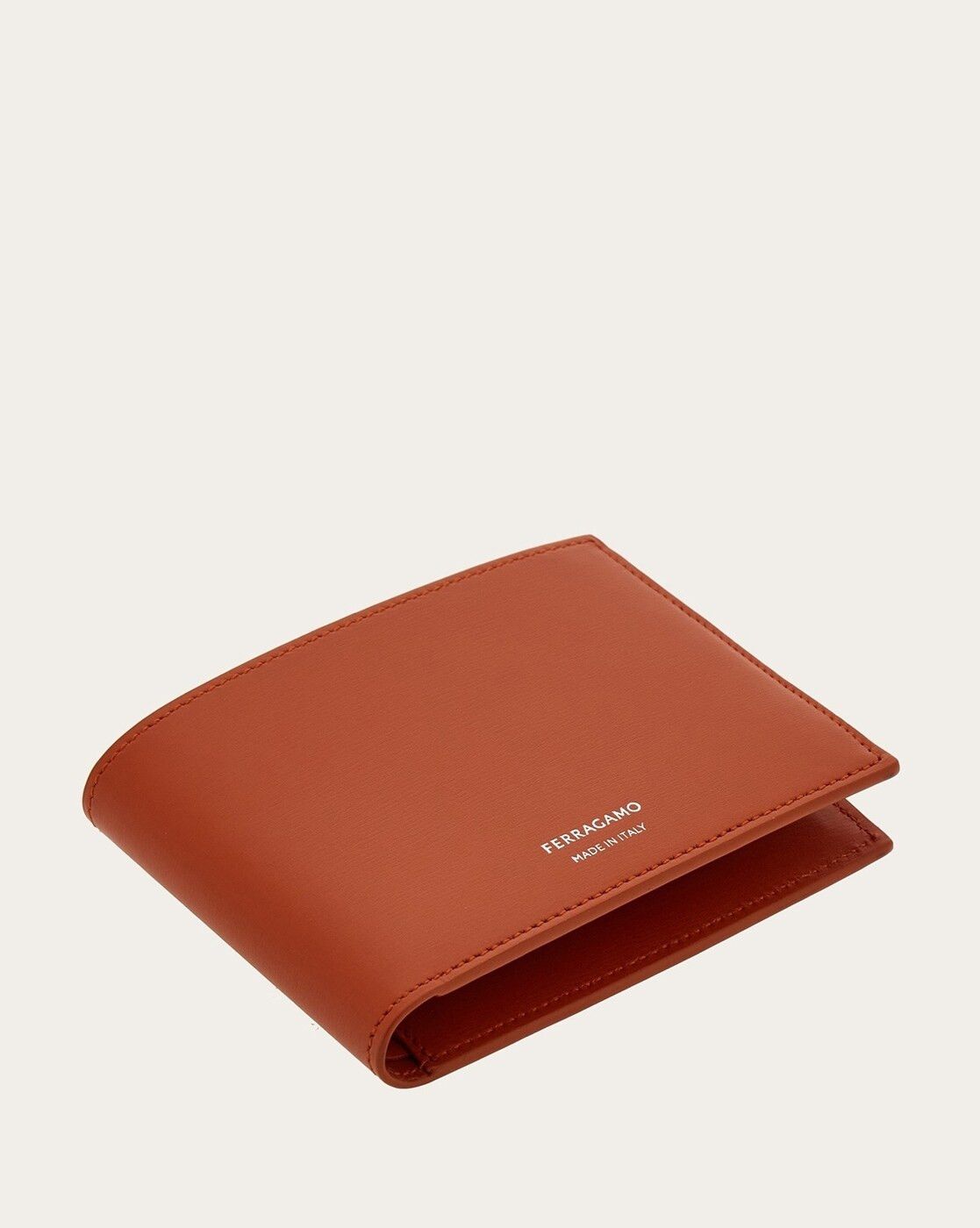 Salvatore Ferragamo o1s1rm0924 Size: OS / Classic Billfold Wallet in Orange Size ONE SIZE - 4 Thumbnail