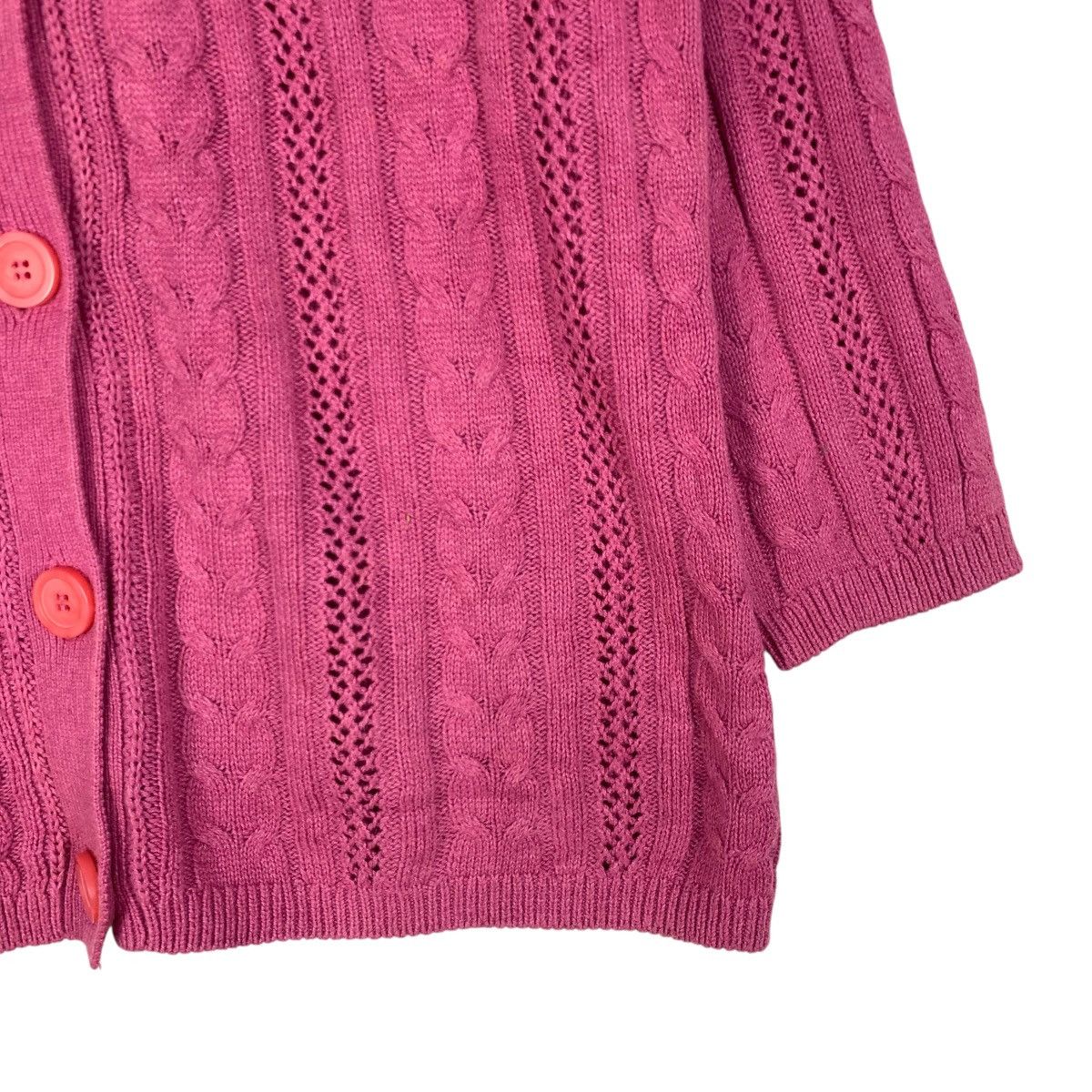 L.L. Bean Vintage LL Bean Knit Cardigan Sweater Women Button Up Size S / US 4 / IT 40 - 5 Thumbnail
