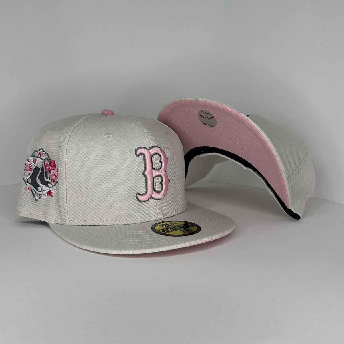 New Era (7 1/2) Boston Red Sox 59FIFTY Mothers Day 23 Beige/Pink Size ONE SIZE - 1 Preview