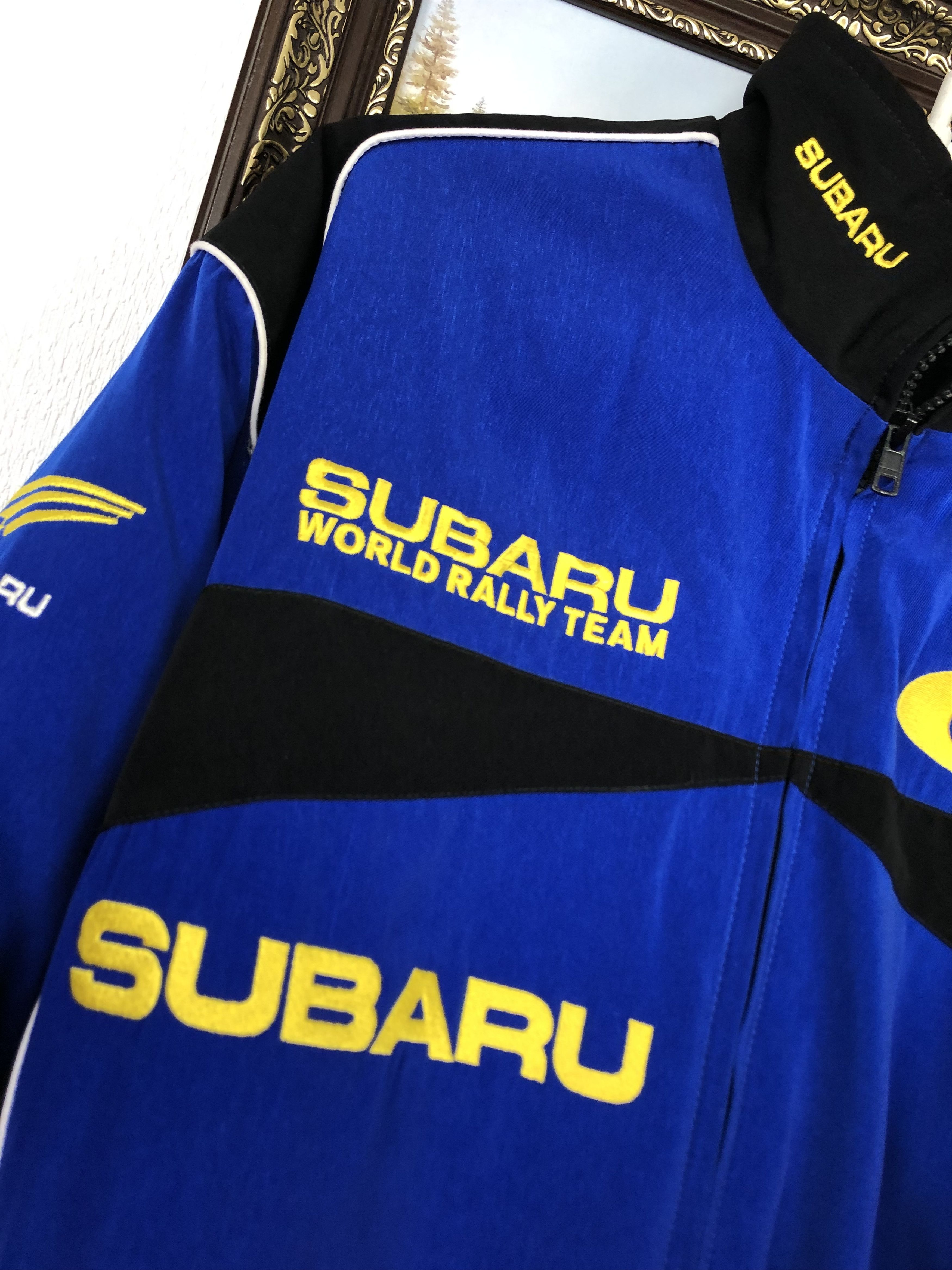 Vintage Vintage Subaru World Rally Team Racing Rare Bomber Jacket Size US L / EU 52-54 / 3 - 10 Thumbnail