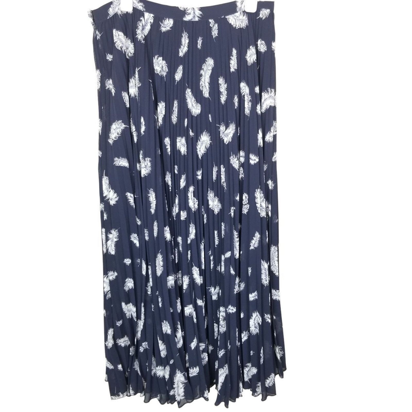 Alberto Vintage Alberto Makali Pleated Maxi Skirt Feather Whimsigoth Size 28" / US 6 / IT 42 - 8 Thumbnail
