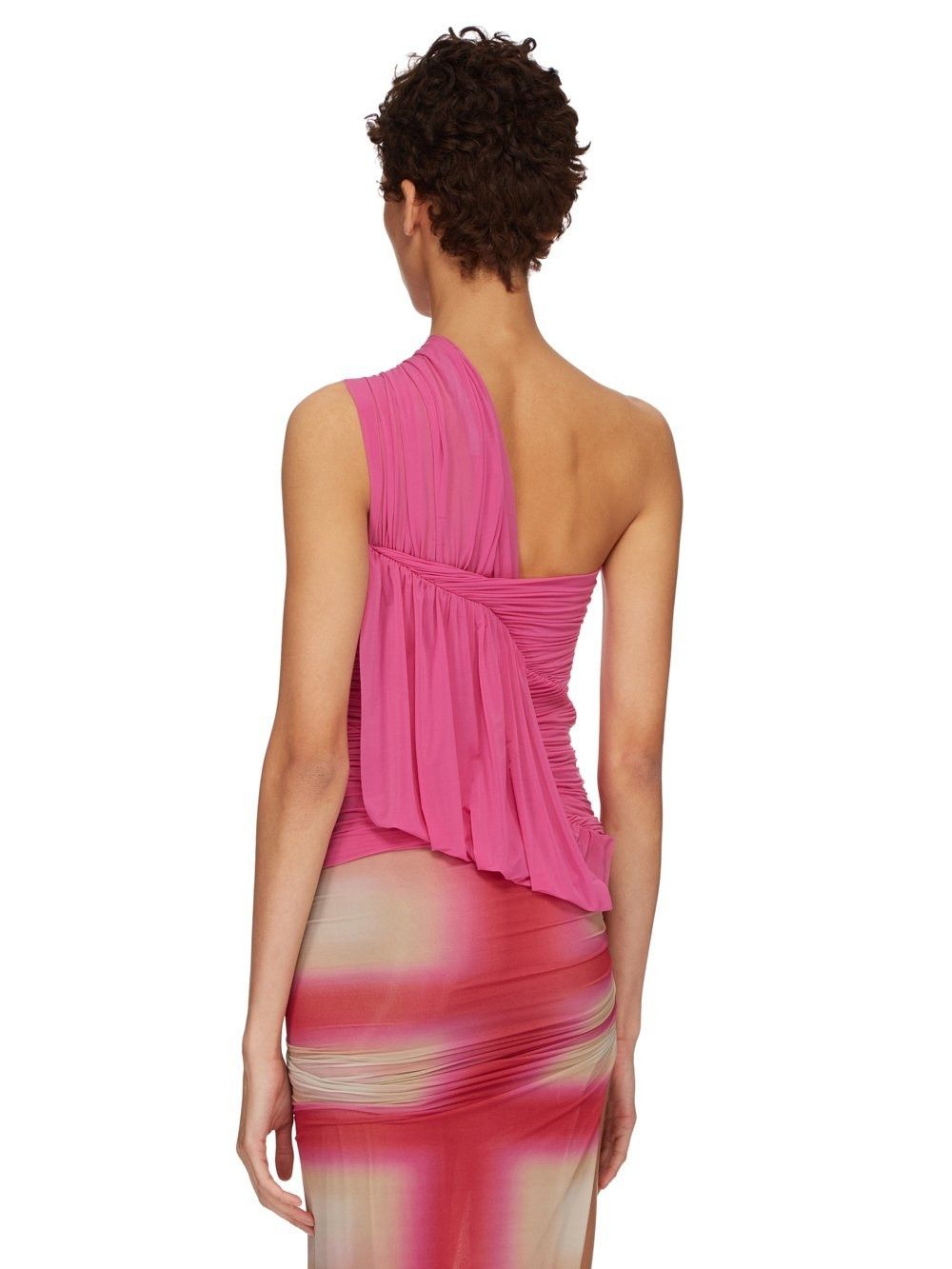 Rick Owens o1mle0426 Edfu Top Hot in Pink Size XS / US 0-2 / IT 36-38 - 3 Thumbnail