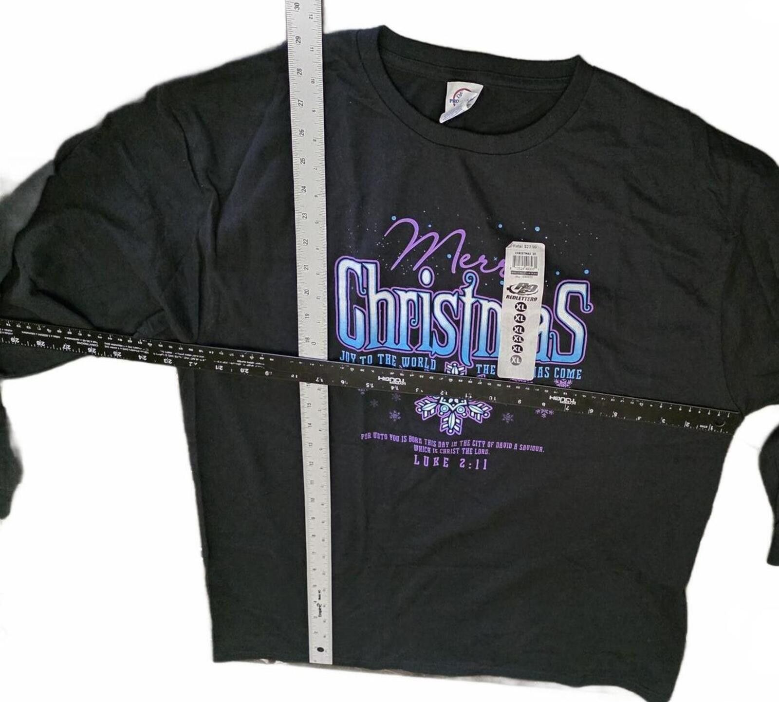 Other Womens XL Black Luke 2:11 Long Sleeve Cotton Christmas Shirt Size XL / US 12-14 / IT 48-50 - 8 Thumbnail