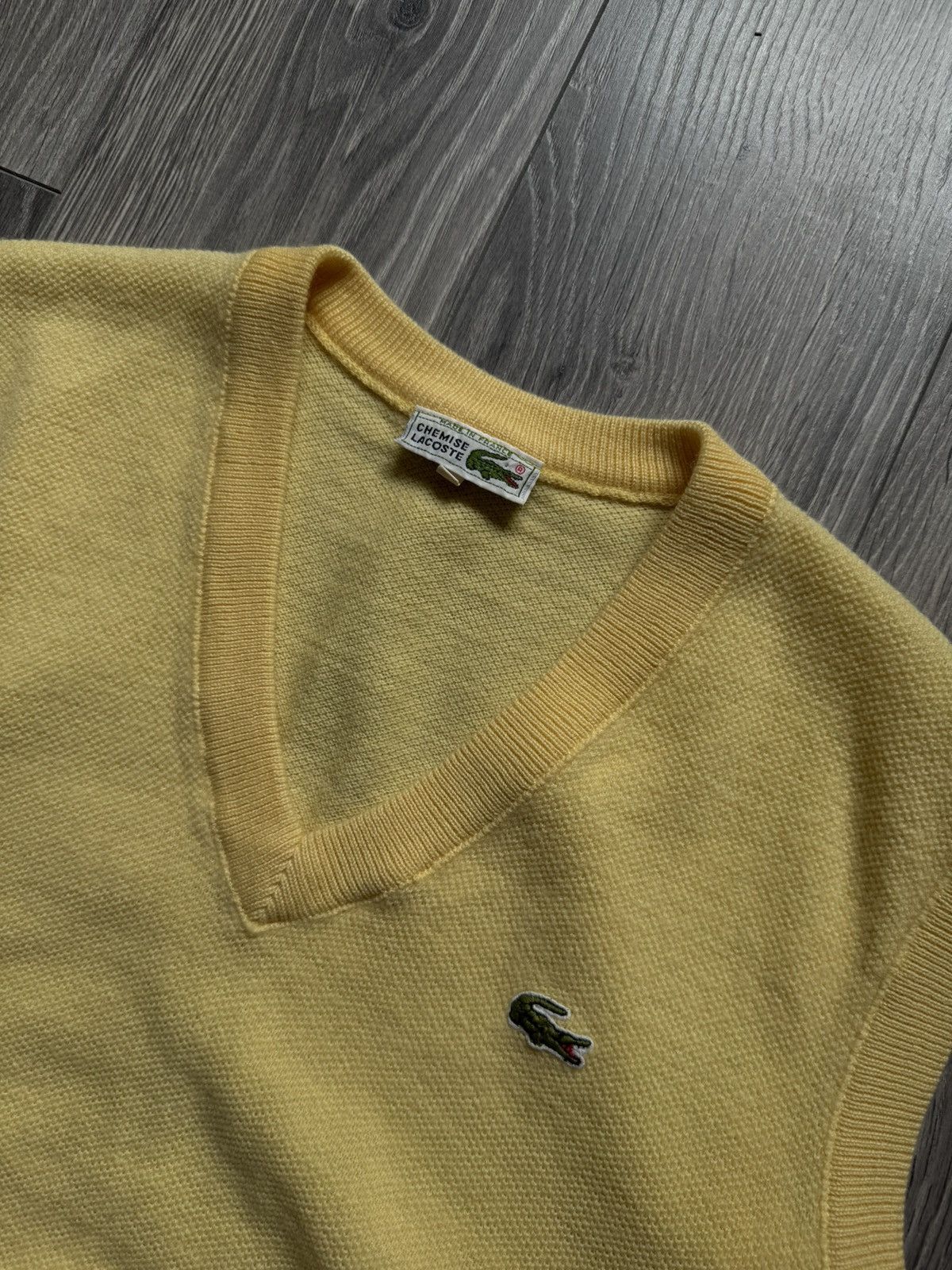 Lacoste Vintage Lacoste Wool Vest 5 Size US M / EU 48-50 / 2 - 2 Thumbnail