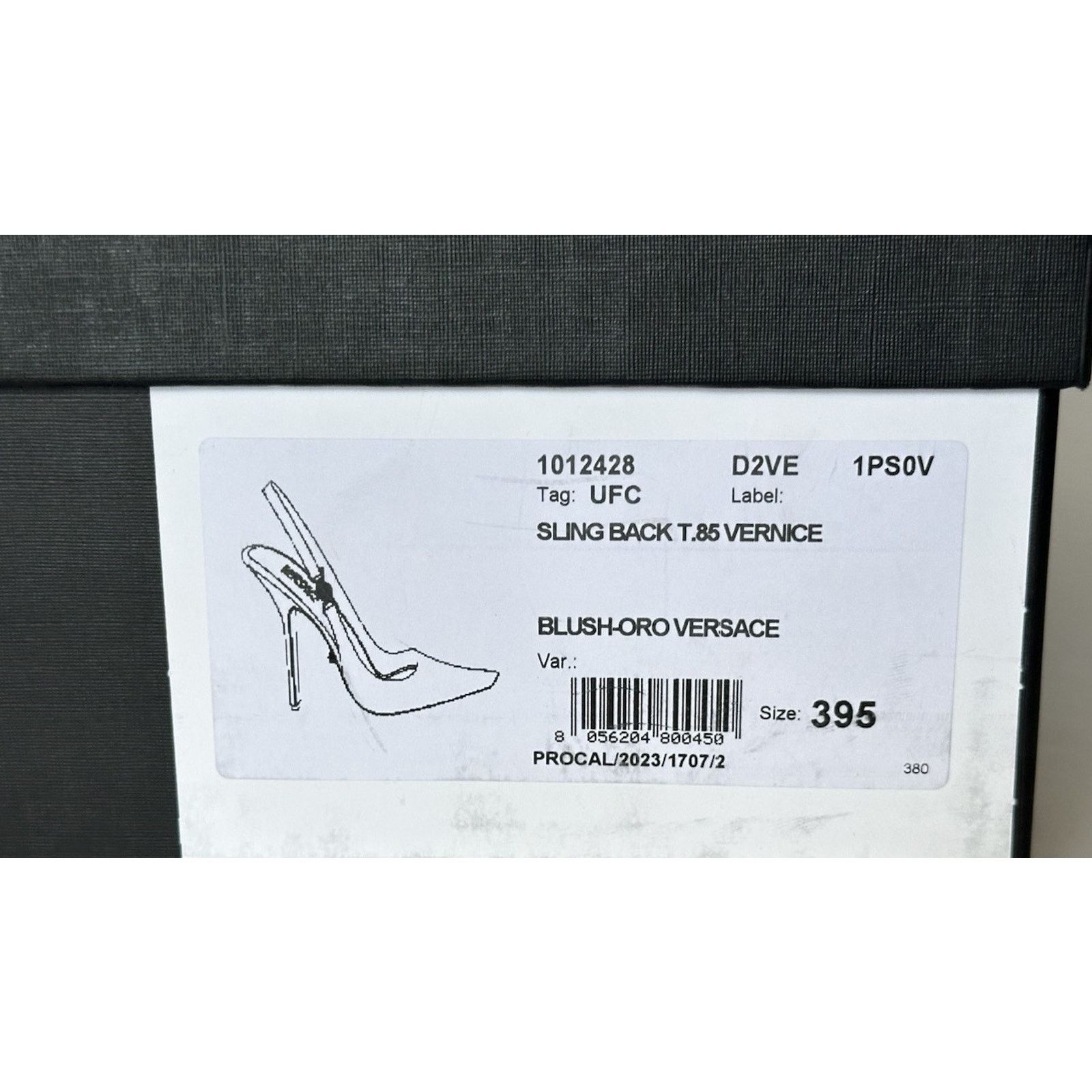 Versace Versace Sling Back Leather Pump Shoes Blush 9.5 US 1012428 Size US 9.5 / IT 39.5 - 13 Thumbnail