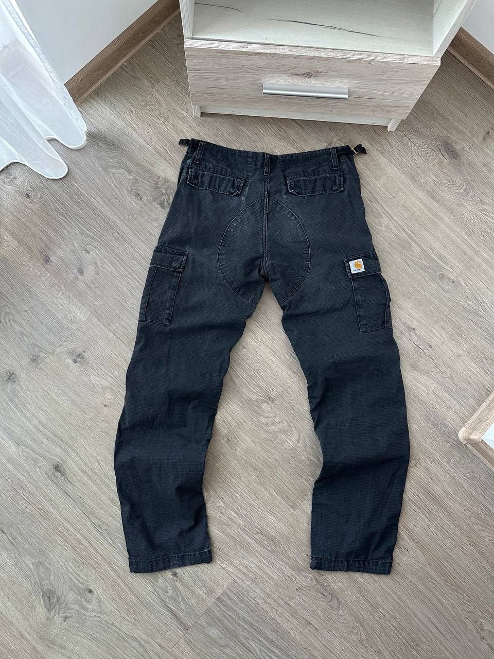 Carhartt × Carhartt Wip × Vintage Vintage Carhartt Cargo Black Pants Size US 30 / EU 46 - 1 Thumbnail
