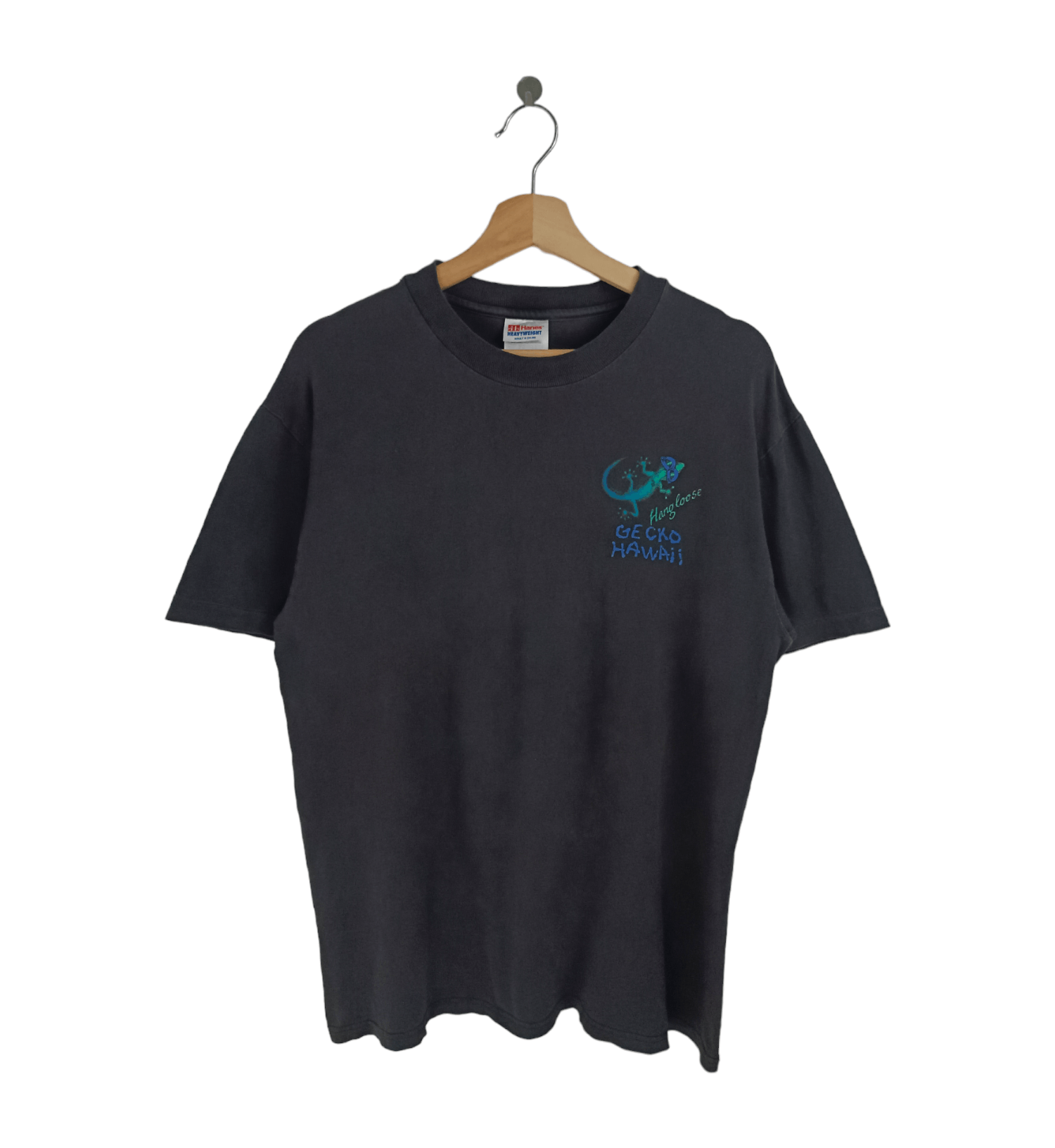 Vintage VINTAGE 90'S HANGLOOSE GECKO HAWAII SUPER RARE TEE Size US M / EU 48-50 / 2 - 2 Thumbnail