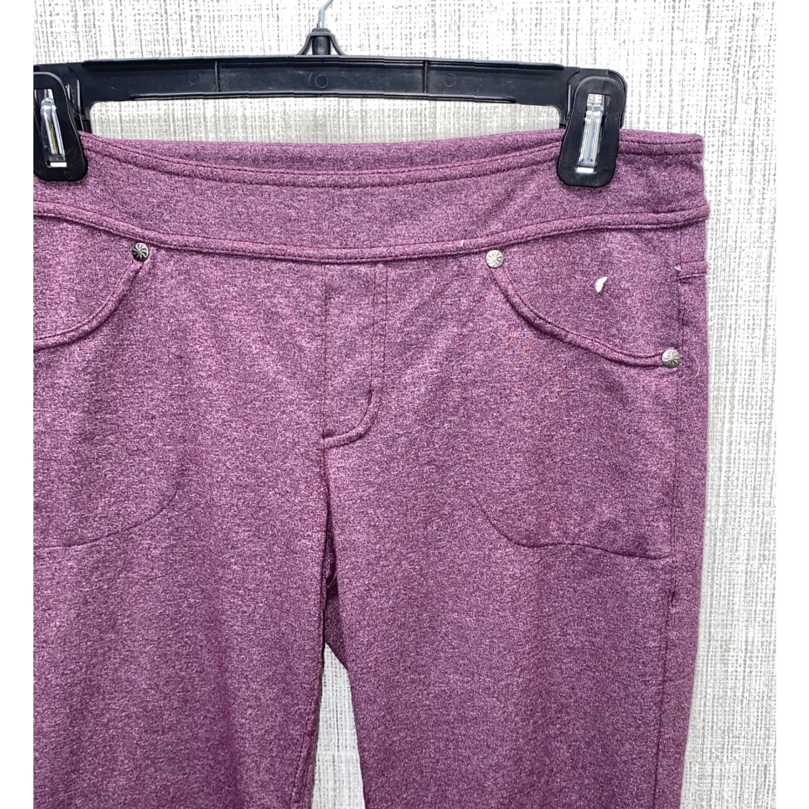 Athleta Athleta Leggings Women S Purple Nylon Blend Athletic Leggings 35 in Inseam Athleisure Casual Pants Size 28" / US 6 / IT 42 - 2 Thumbnail