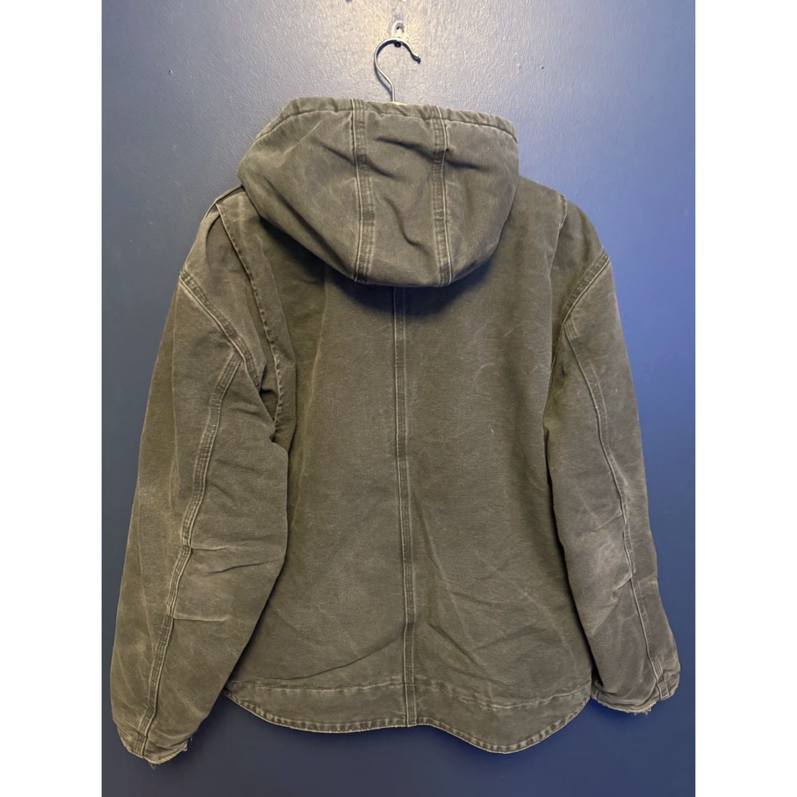 Carhartt VINTAGE Carhartt Hooded Jacket Moss Green Cotton Zip Detroit XL Men Size US XL / EU 56 / 4 - 5 Thumbnail
