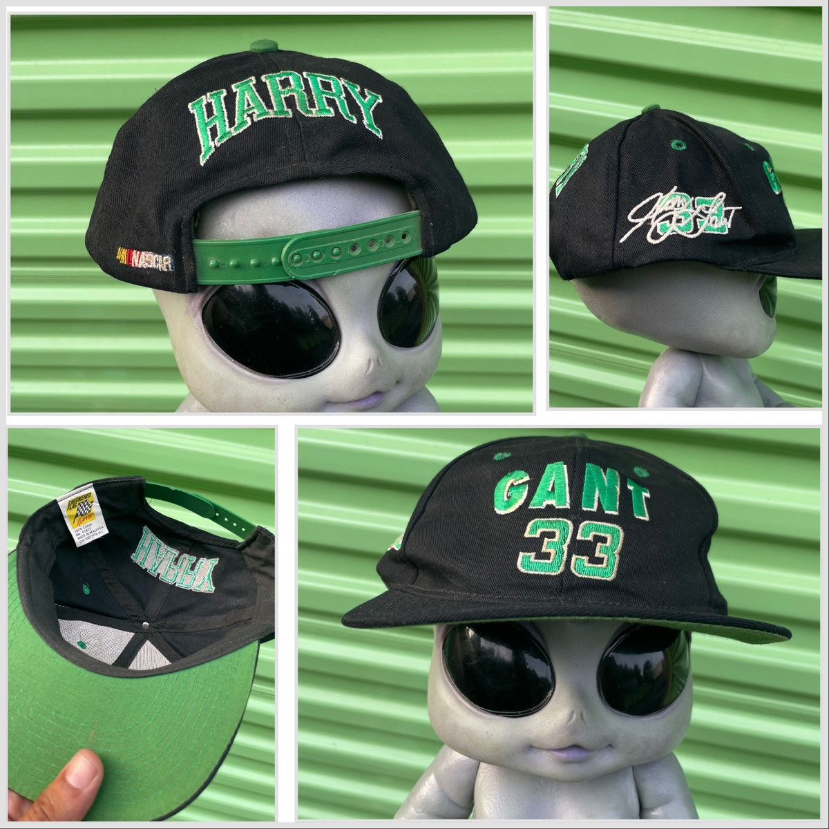 NASCAR × Vintage 90s NASCAR Harry Gant Snapback Vintage Hat Size ONE SIZE - 1 Thumbnail