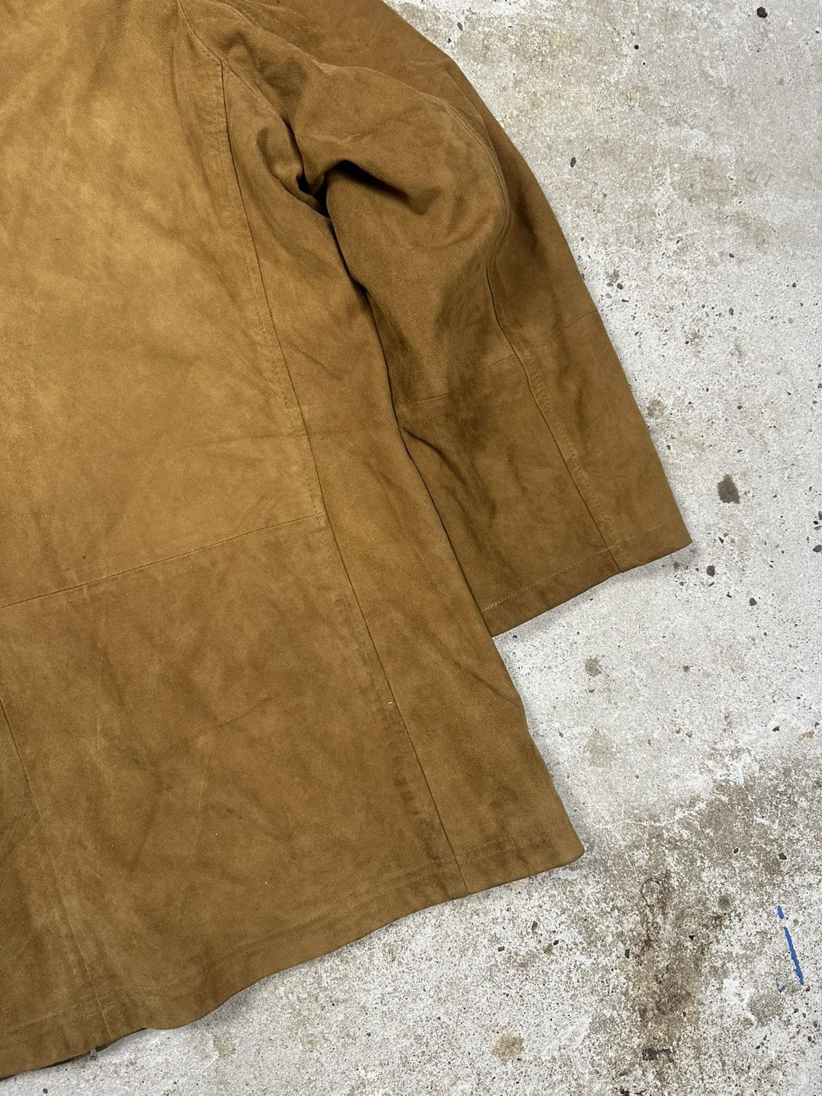 Hugo Boss Hugo Boss Goat Skin Leather Suede Jacket Distressed Size US XL / EU 56 / 4 - 17 Thumbnail