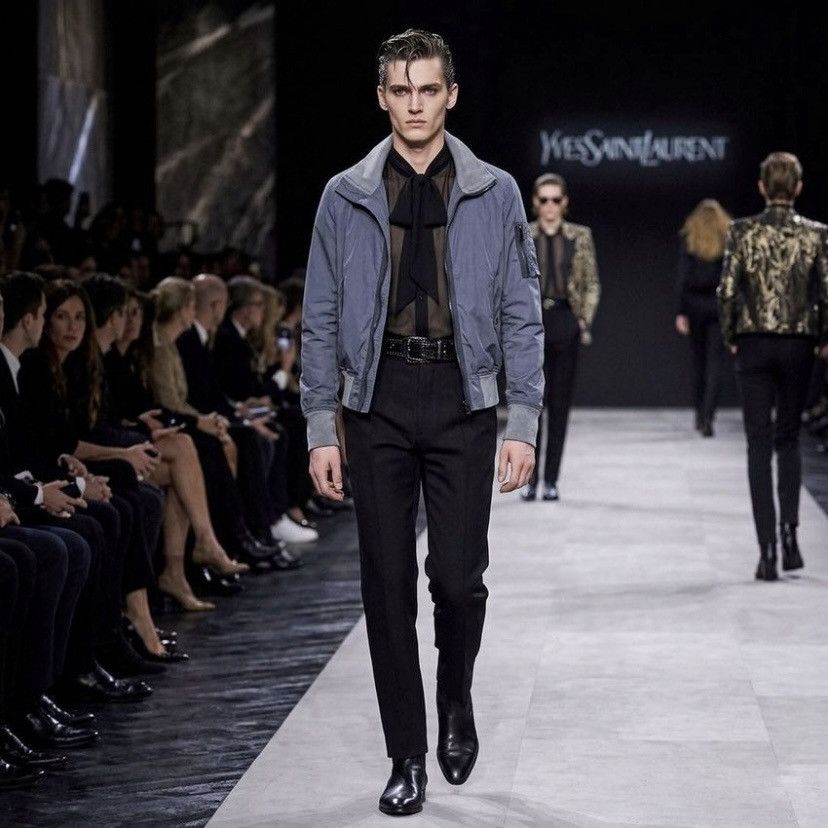 Yves Saint Laurent YVES SAINT LAURENT PARACHUTE BOMBER JACKET Size US M / EU 48-50 / 2 - 2 Thumbnail
